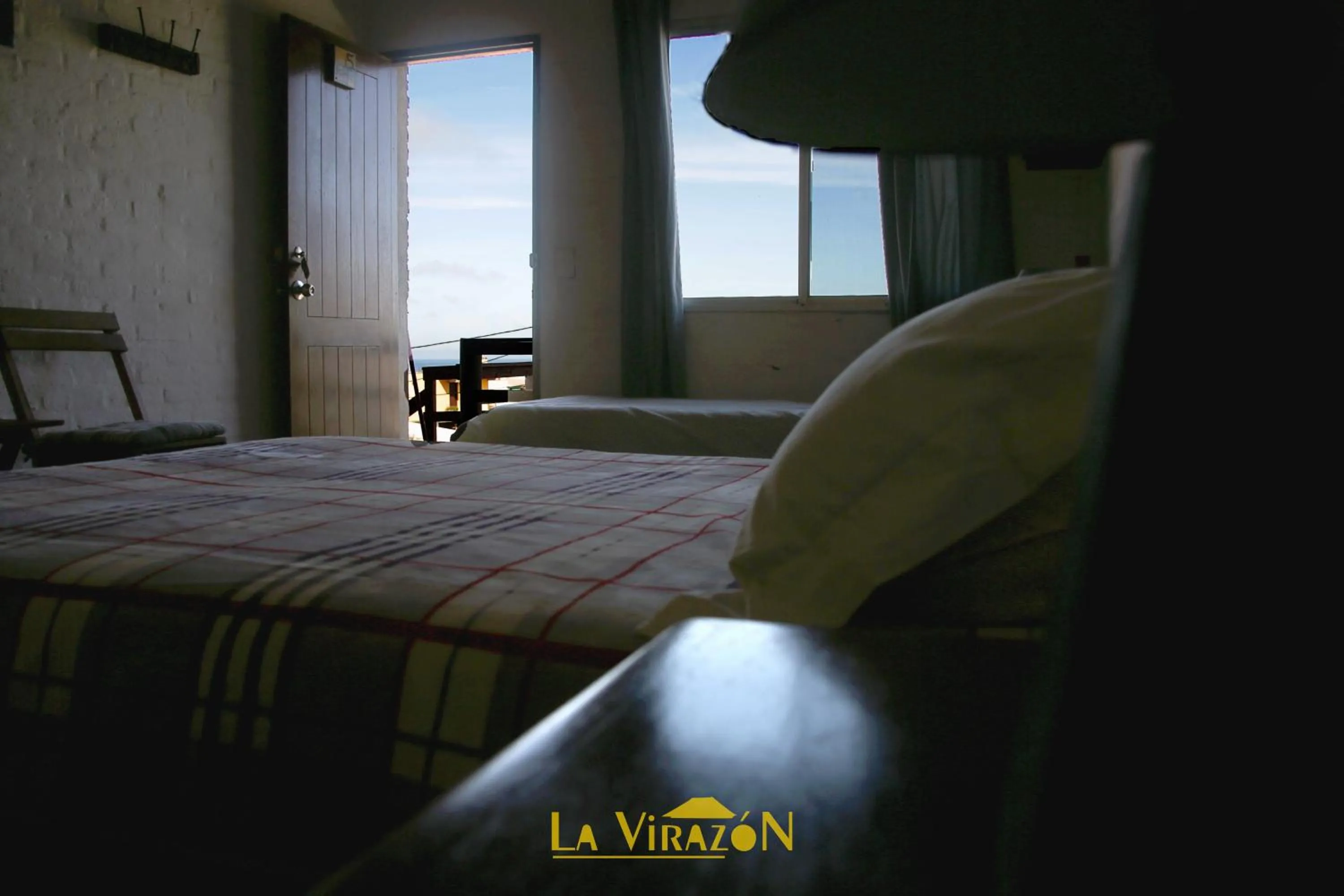 View (from property/room), Bed in Hostal La Virazón
