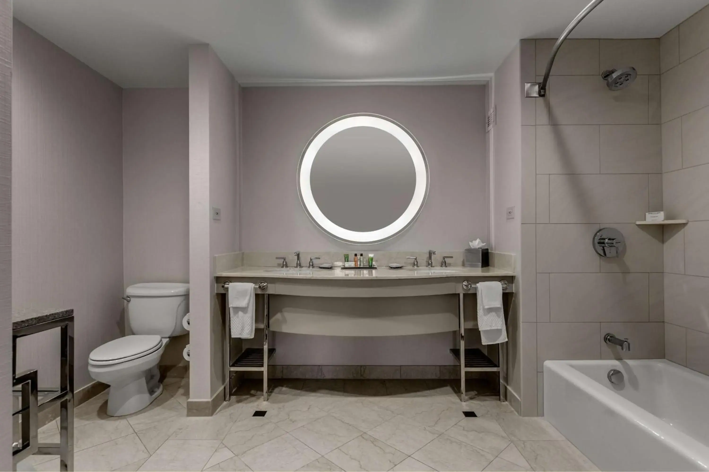 Bathroom in Hilton Columbus at Easton Bathroom in Hilton Columbus at Easton