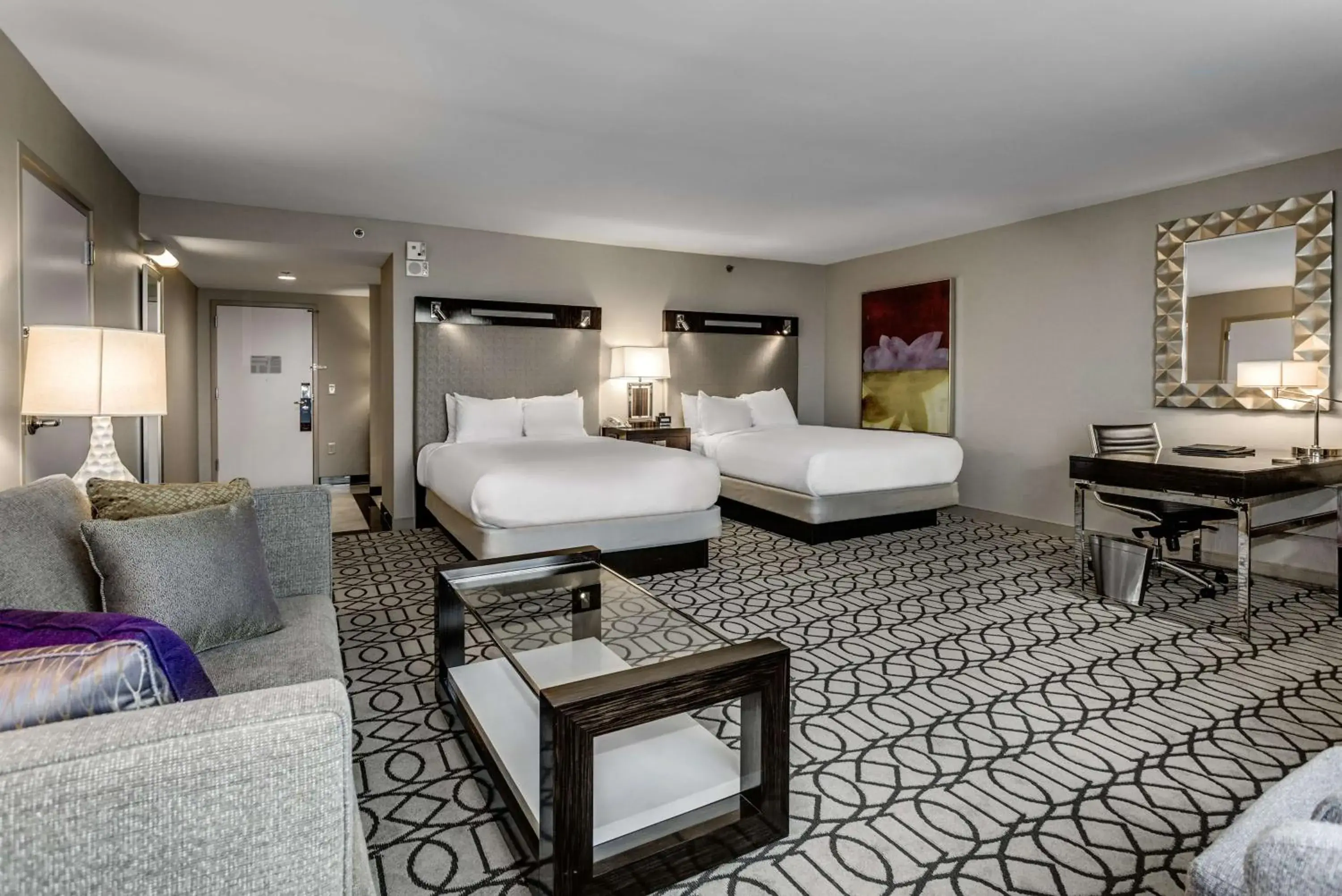 Bed in Hilton Columbus at Easton Bed in Hilton Columbus at Easton