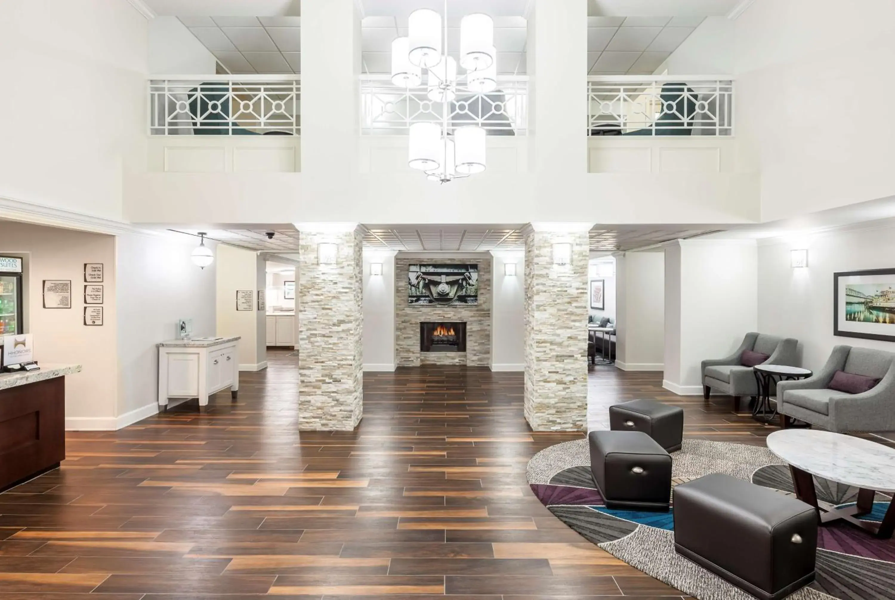 Lobby or reception in Homewood Suites by Hilton Chattanooga - Hamilton Place Lobby or reception in Homewood Suites by Hilton Chattanooga - Hamilton Place