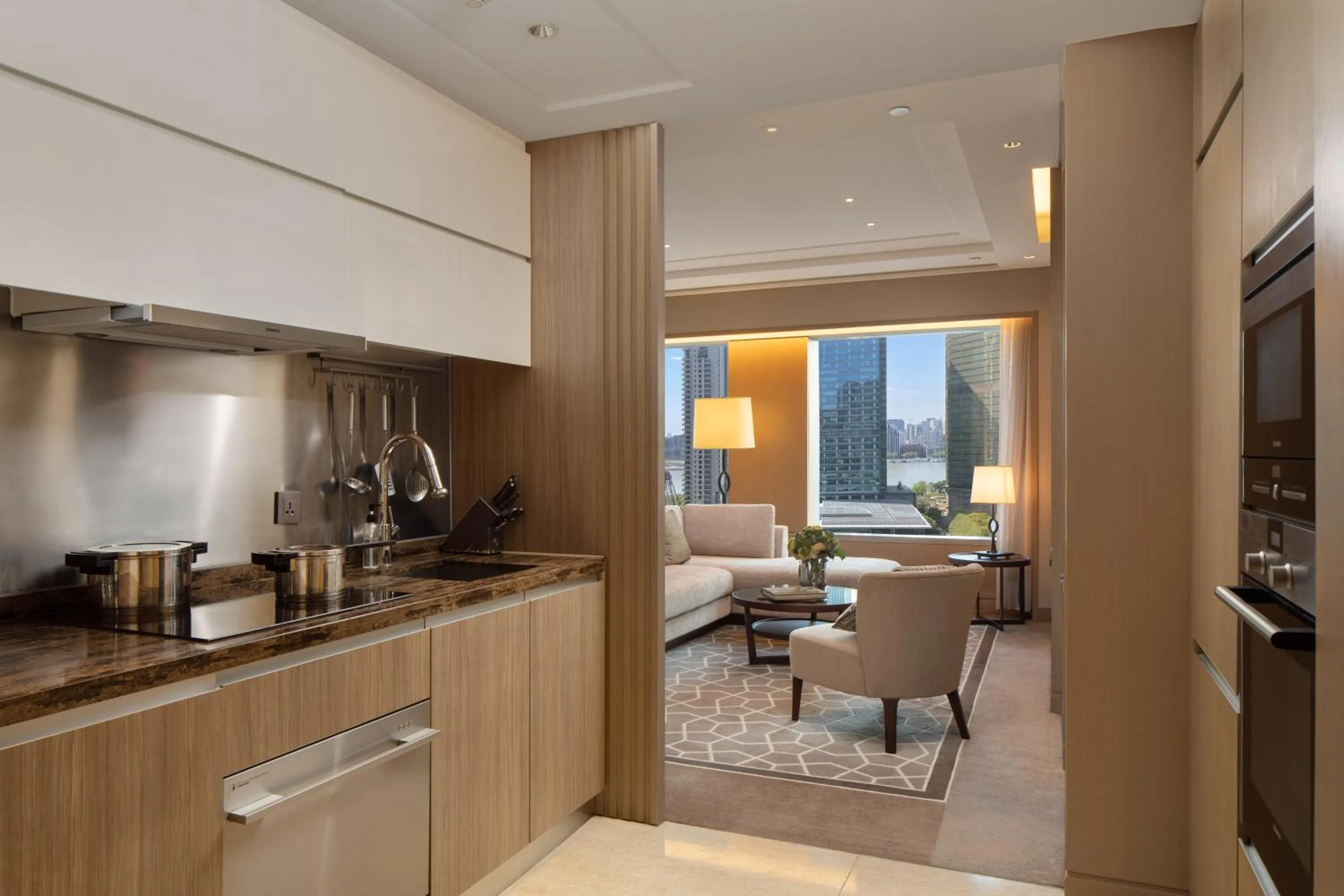 kitchen in IFC Residence