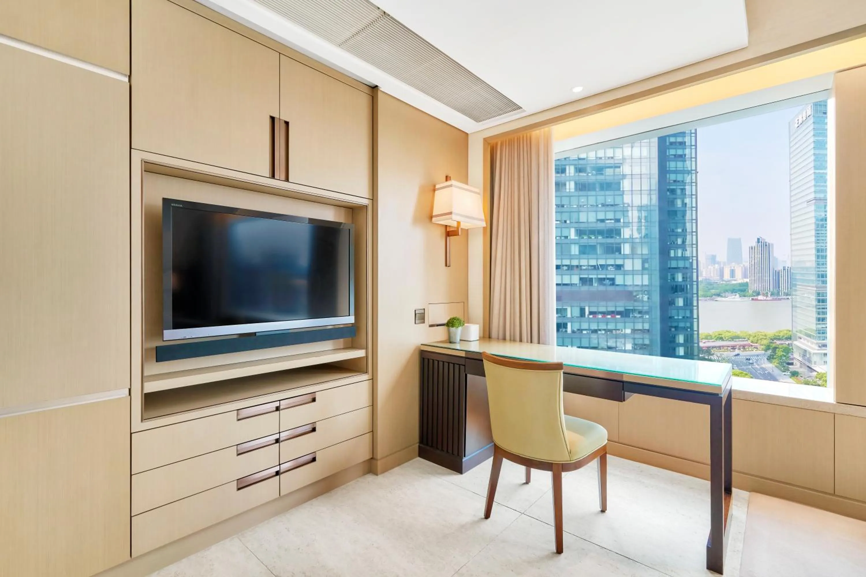 Seating area in IFC Residence