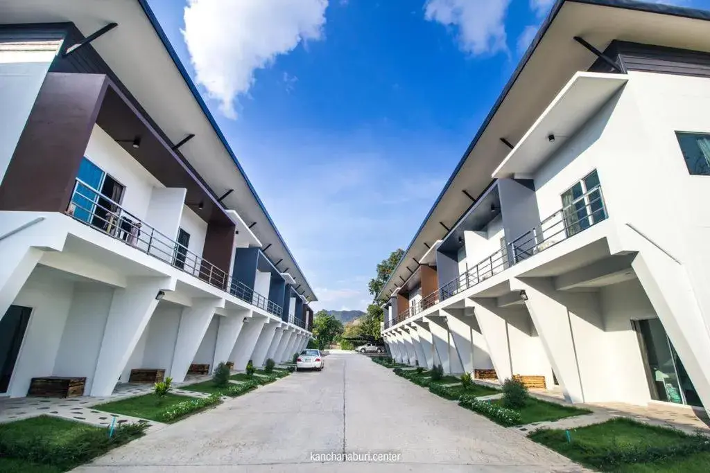 Quiet street view in Makan Resort Quiet street view in Makan Resort