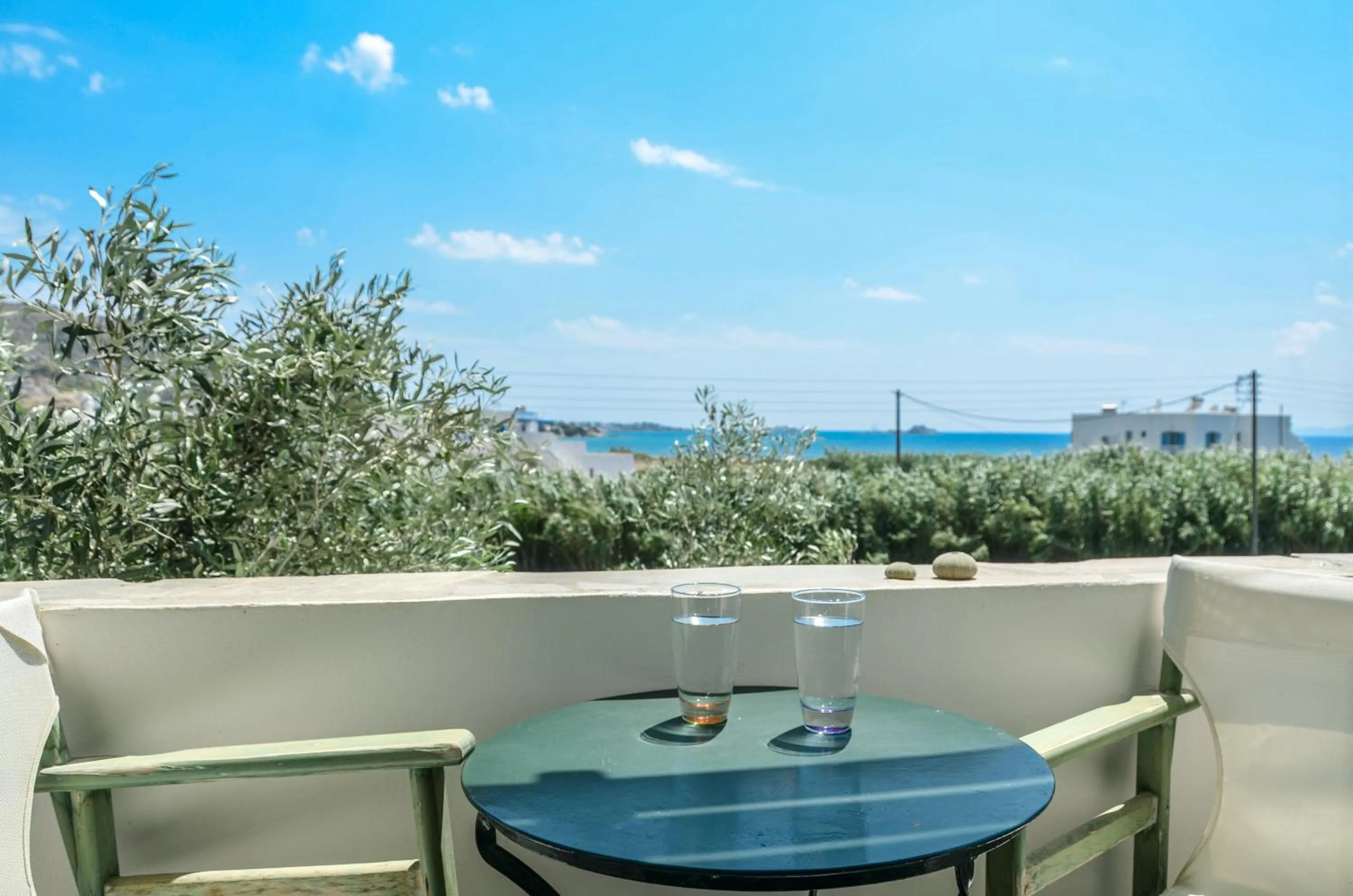 Sea view in Studios Vrettos Beachfront Hotel