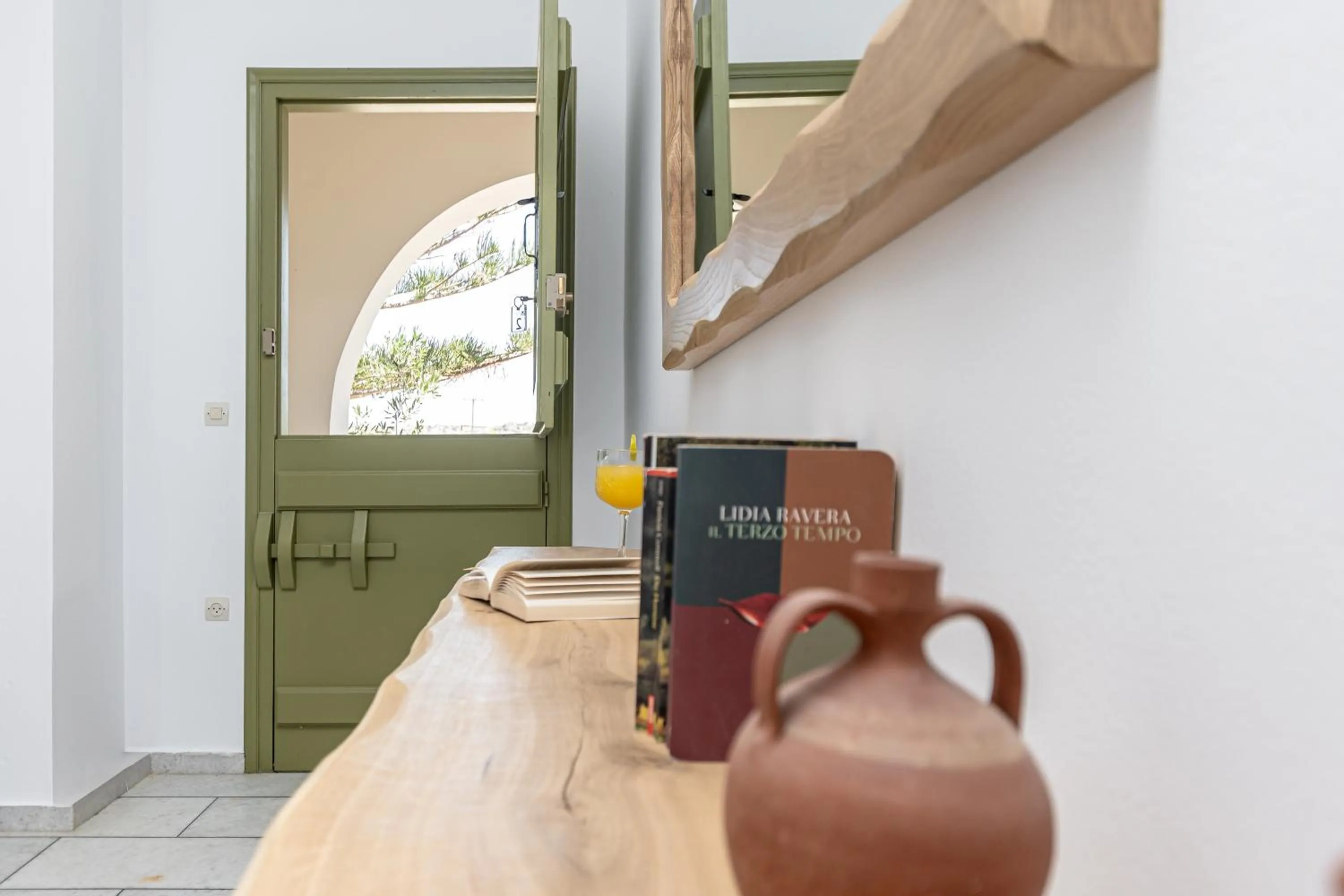 Bedroom in Studios Vrettos Beachfront Hotel