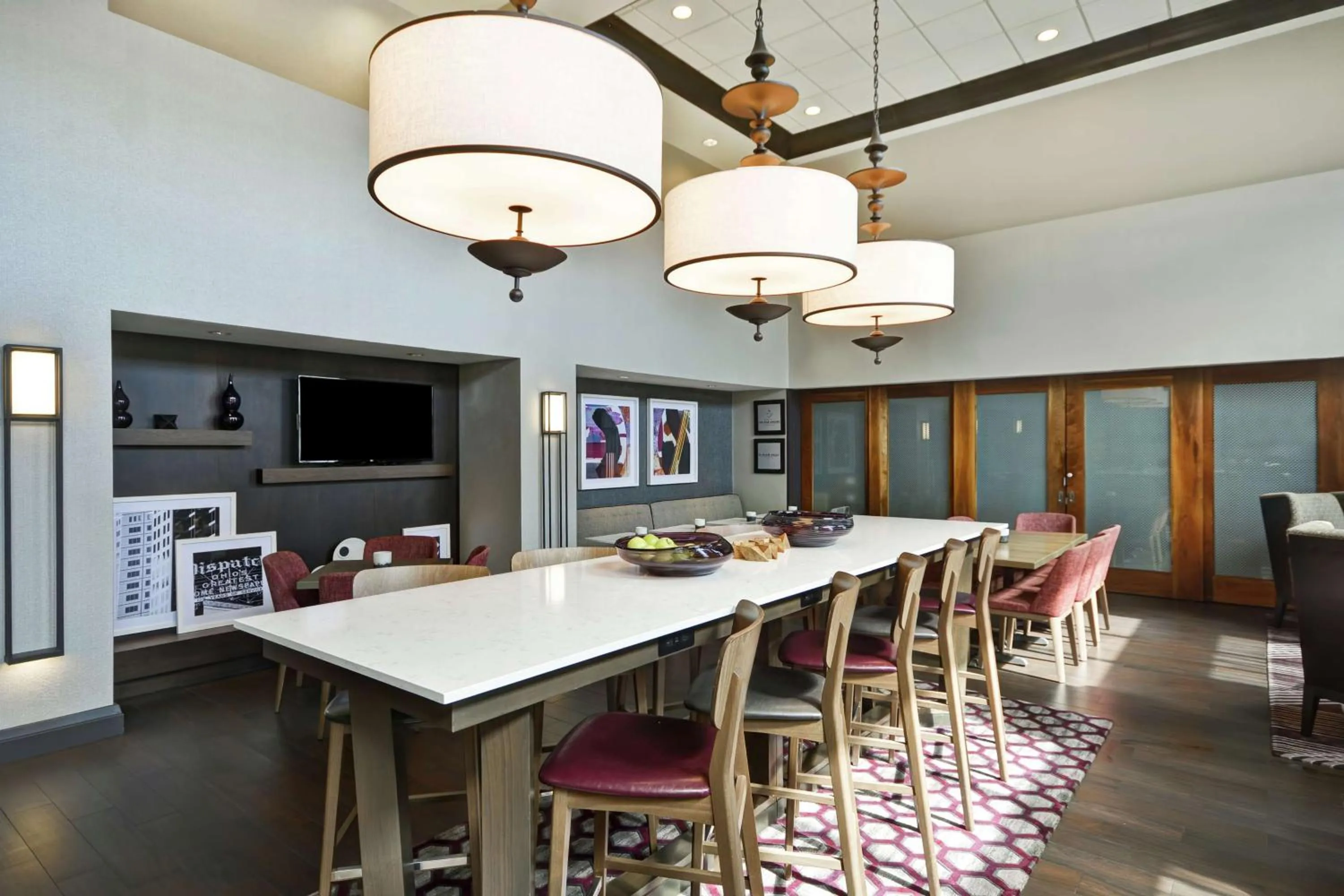 Lobby or reception in Hampton Inn & Suites Columbus-Easton Area