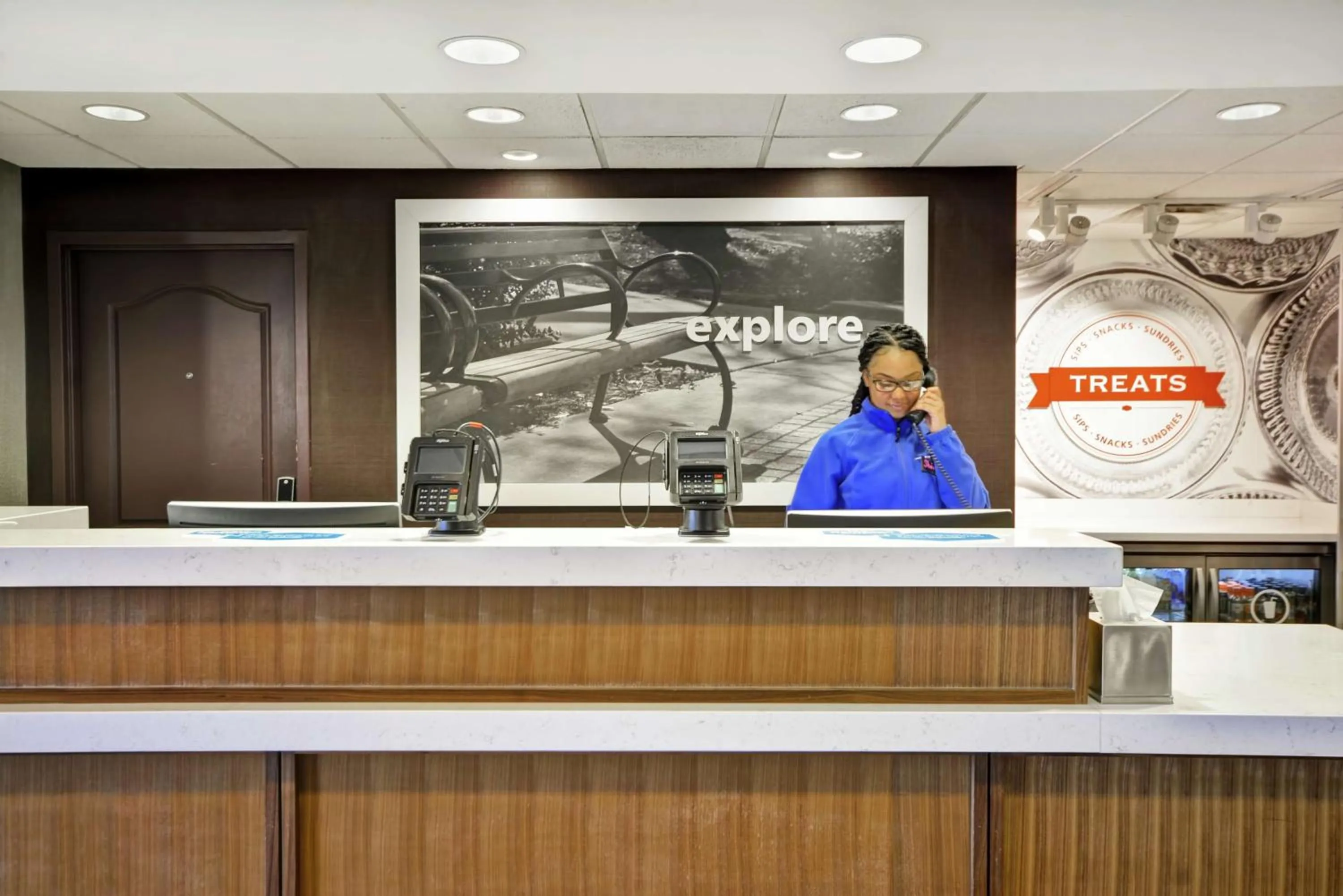 Lobby or reception in Hampton Inn & Suites Columbus-Easton Area