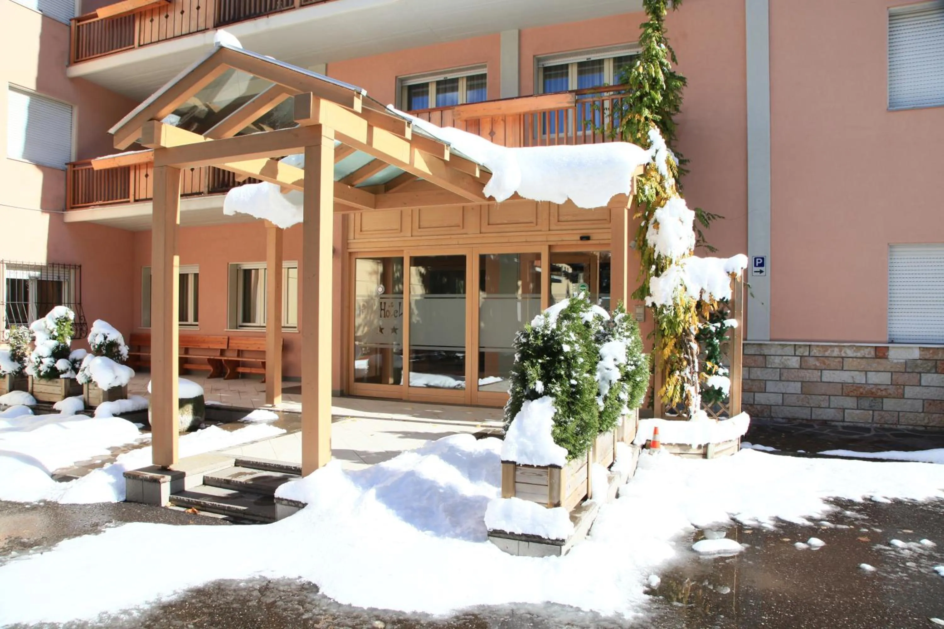 Property building in Park Hotel Sacro Cuore