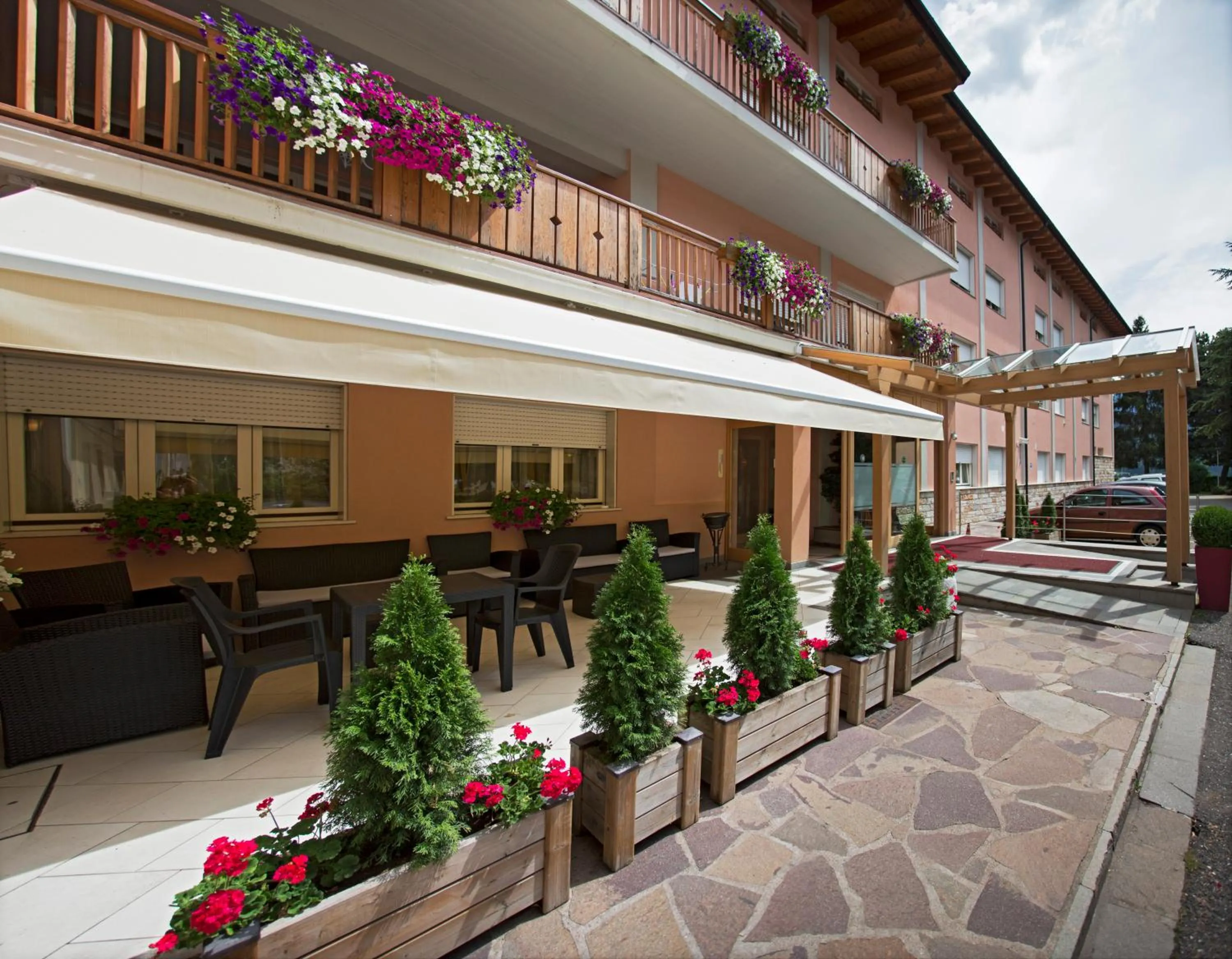 Property building in Park Hotel Sacro Cuore