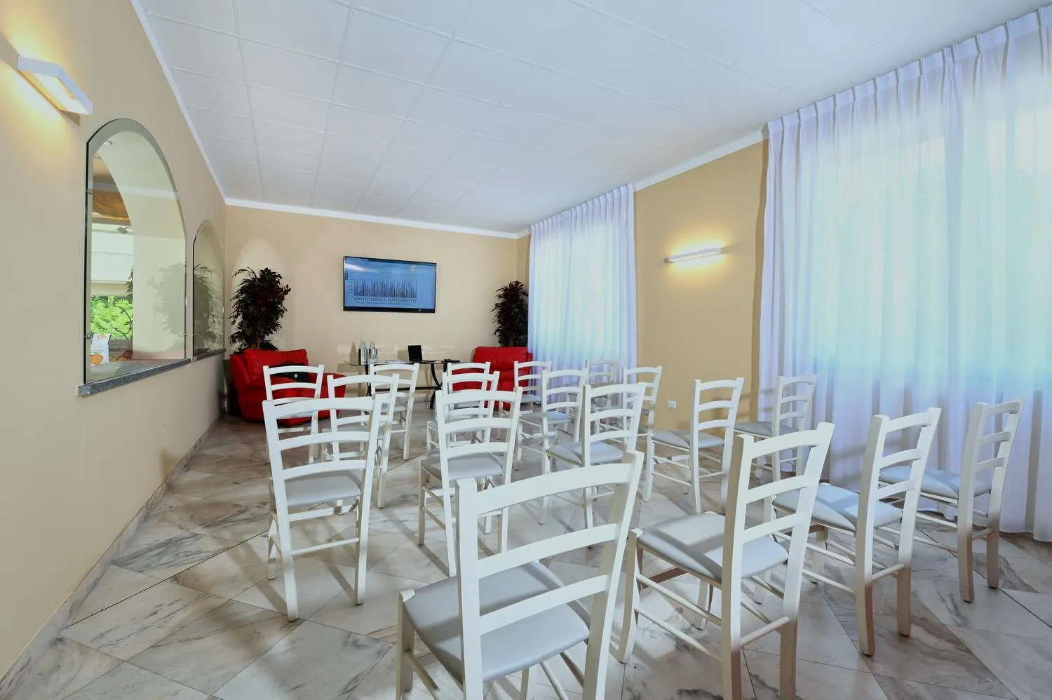 Seating area in Hotel Internazionale