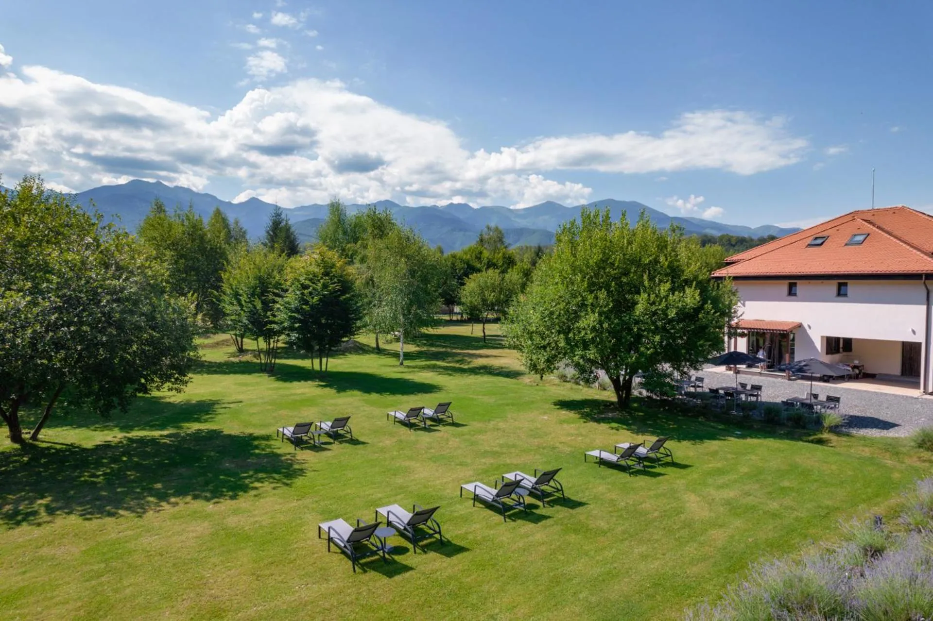 Garden in Pensiunea Negoiu