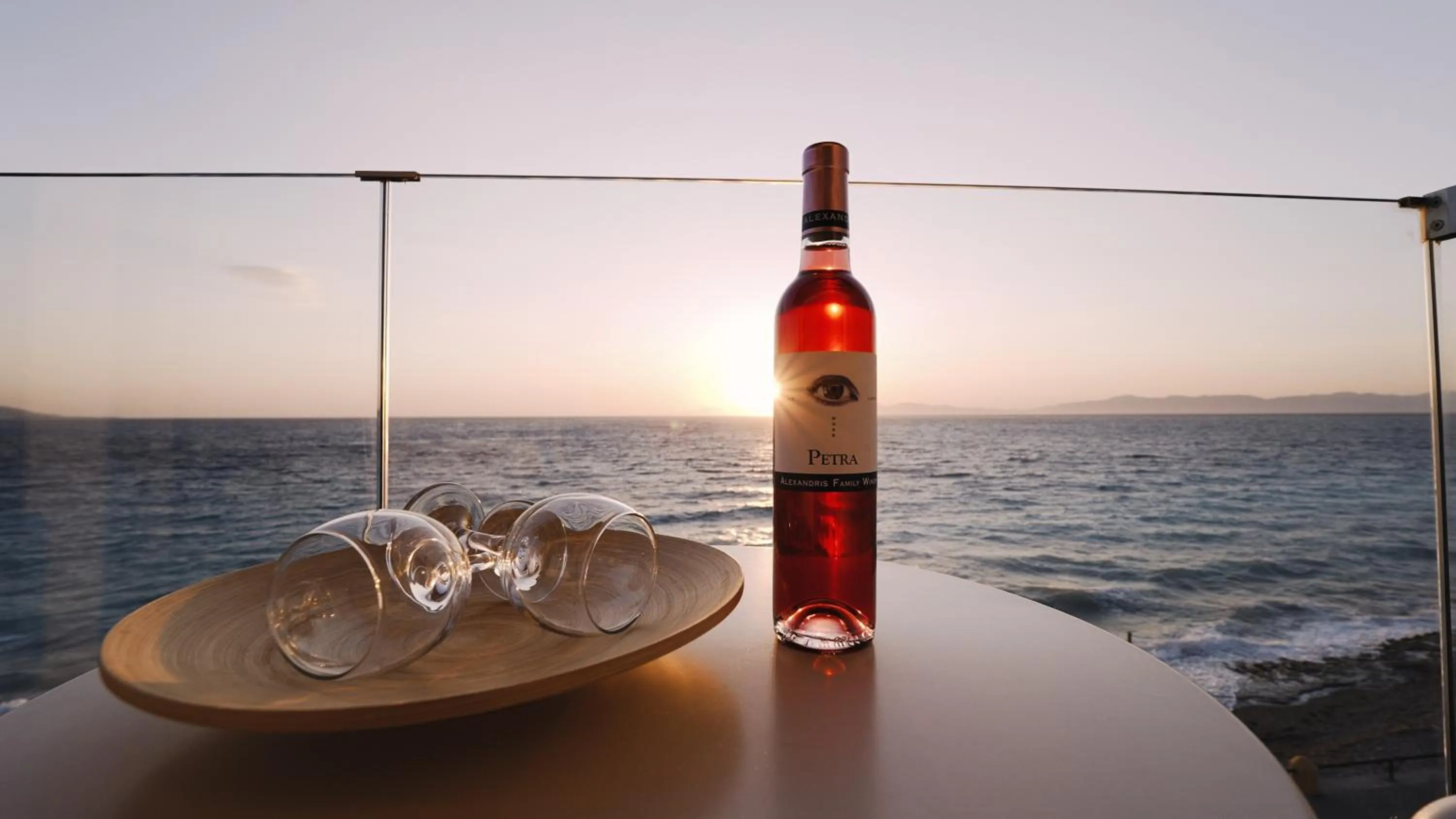 Sea view in Sunrise Luxury Apartments Rhodes