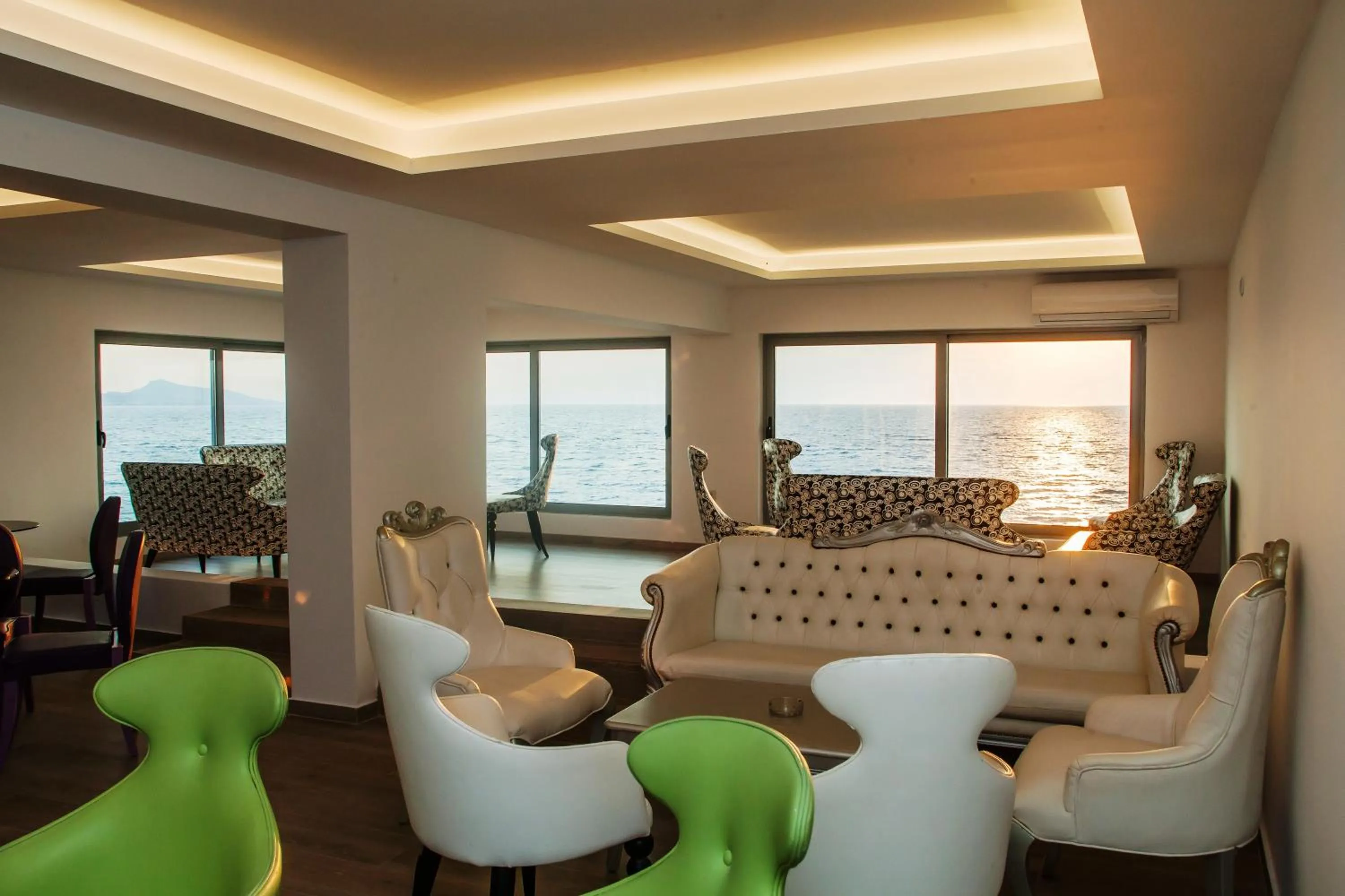 Living room in Sunrise Luxury Apartments Rhodes