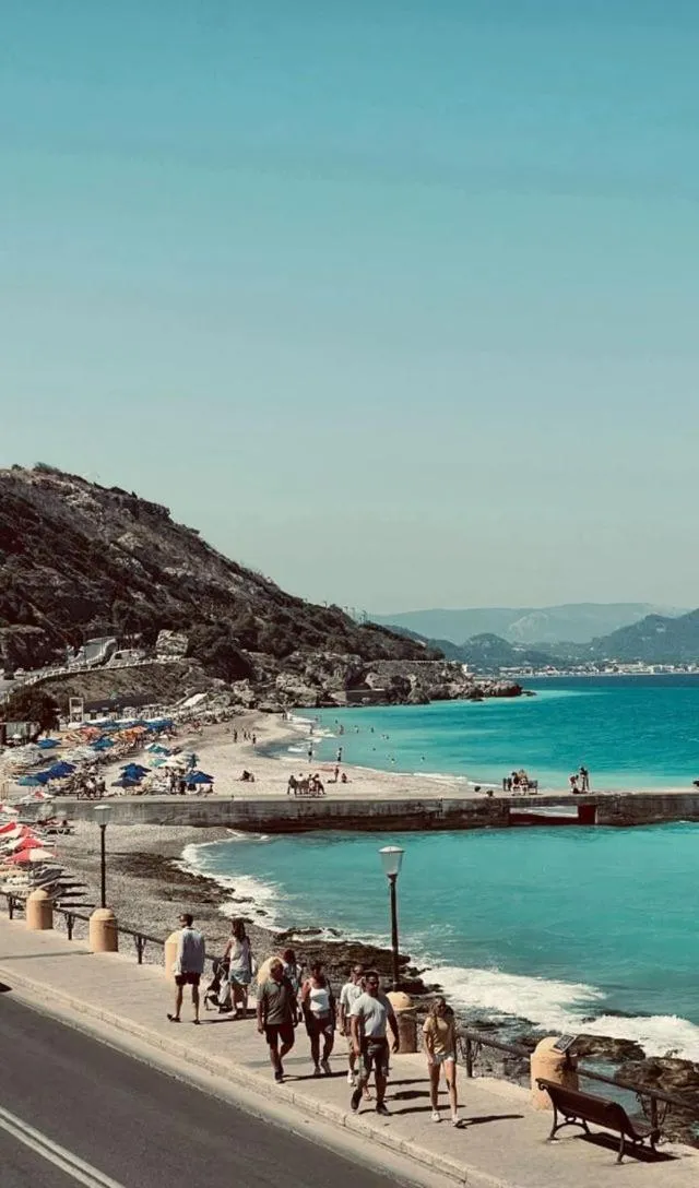 People in Sunrise Luxury Apartments Rhodes