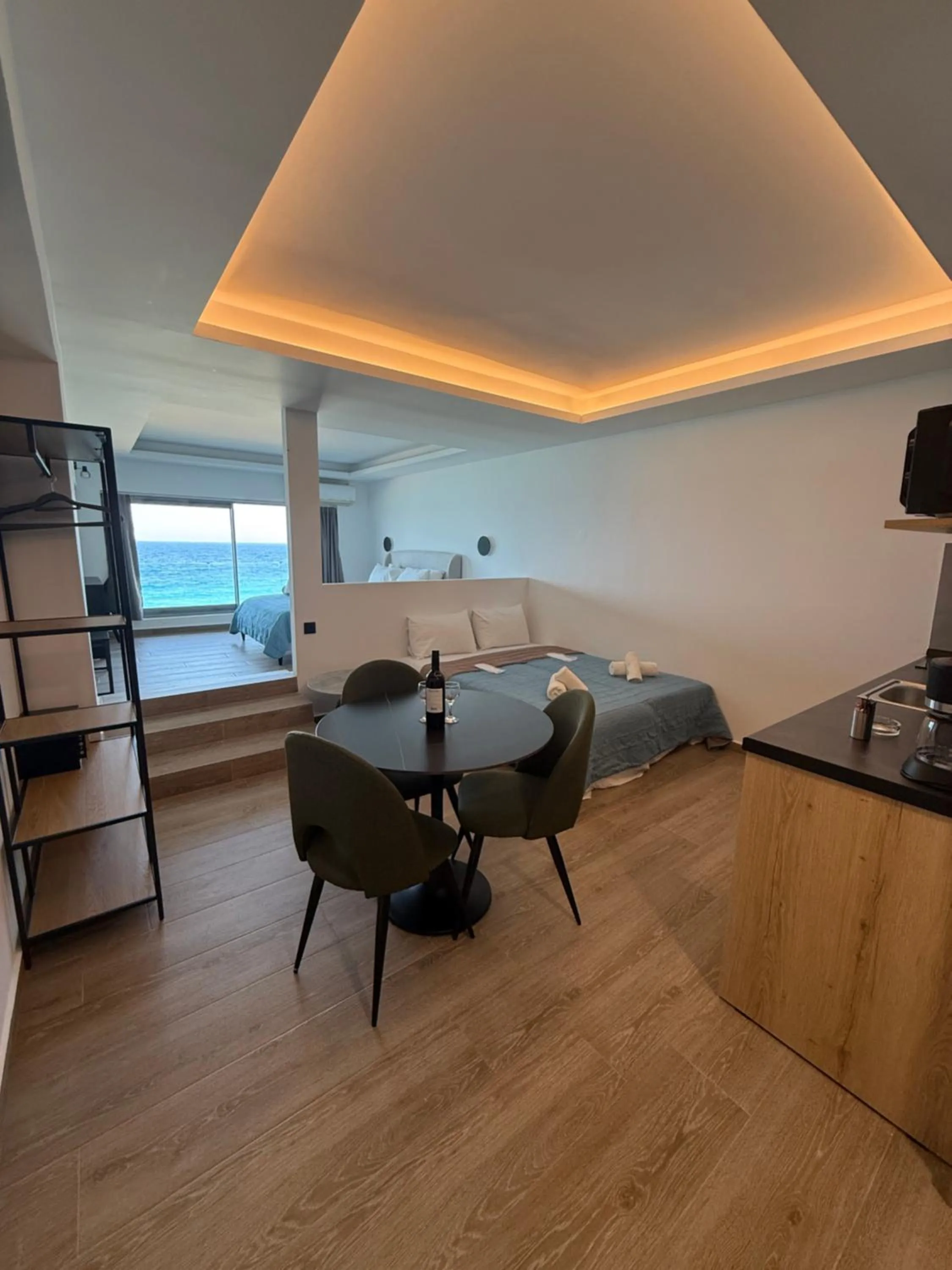 Seating area in Sunrise Luxury Apartments Rhodes