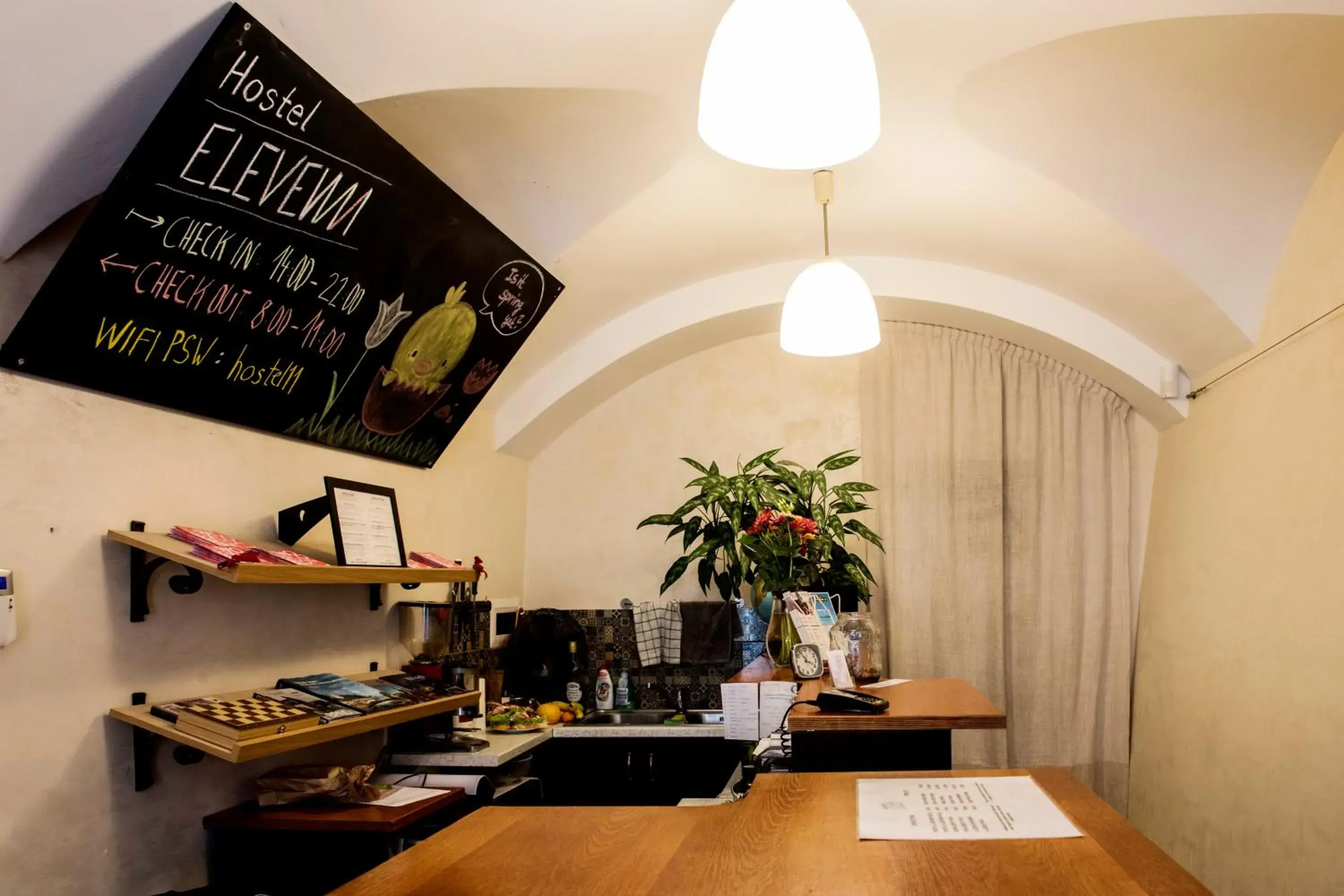 Lobby or reception in Hostel Eleven Lobby or reception in Hostel Eleven