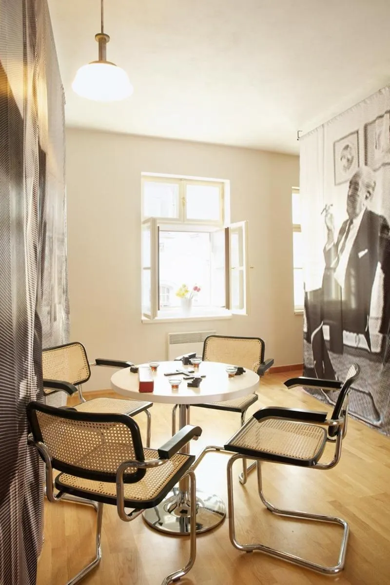 Seating area in Hostel Eleven