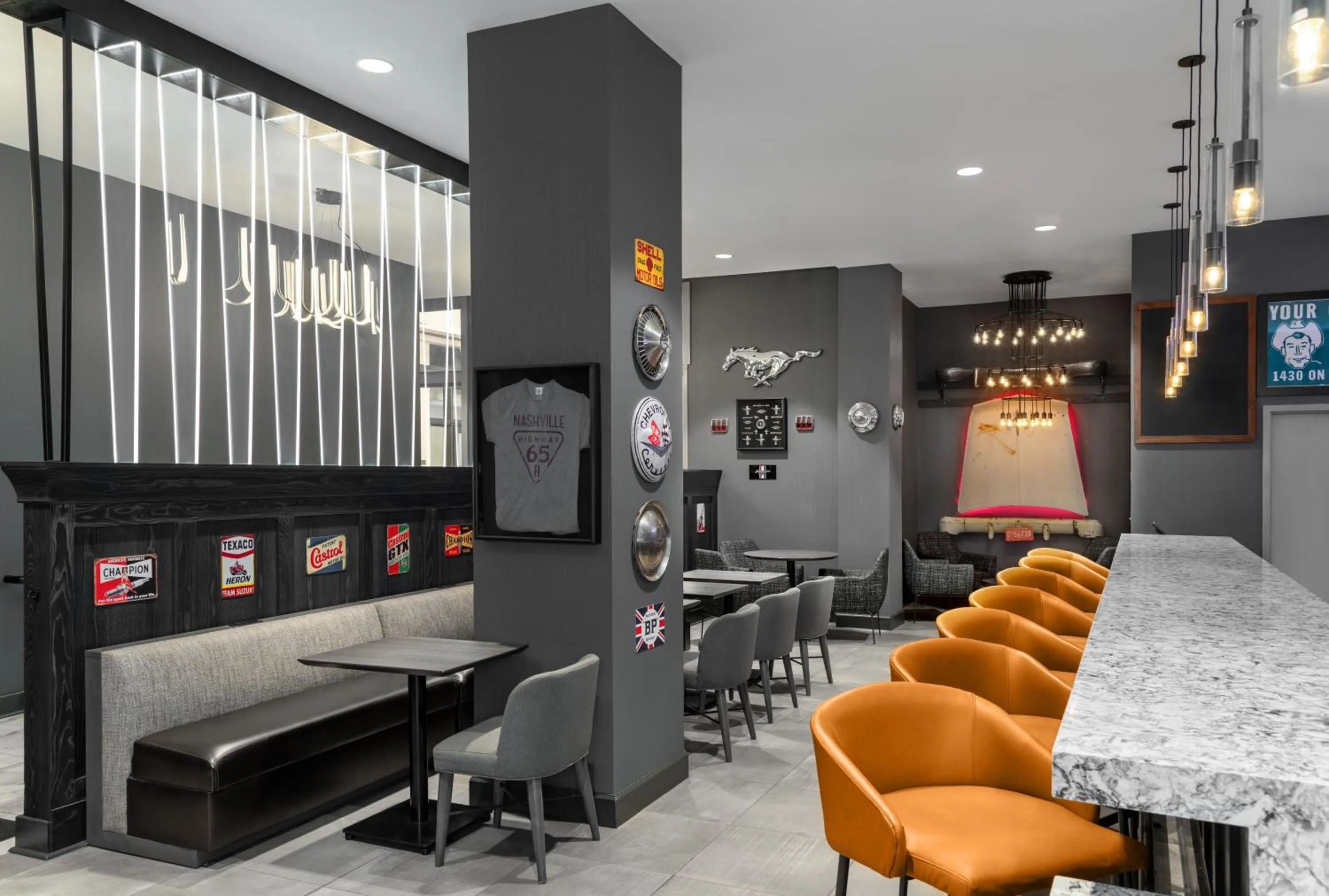 Lounge or bar in Homewood Suites by Hilton Nashville Downtown