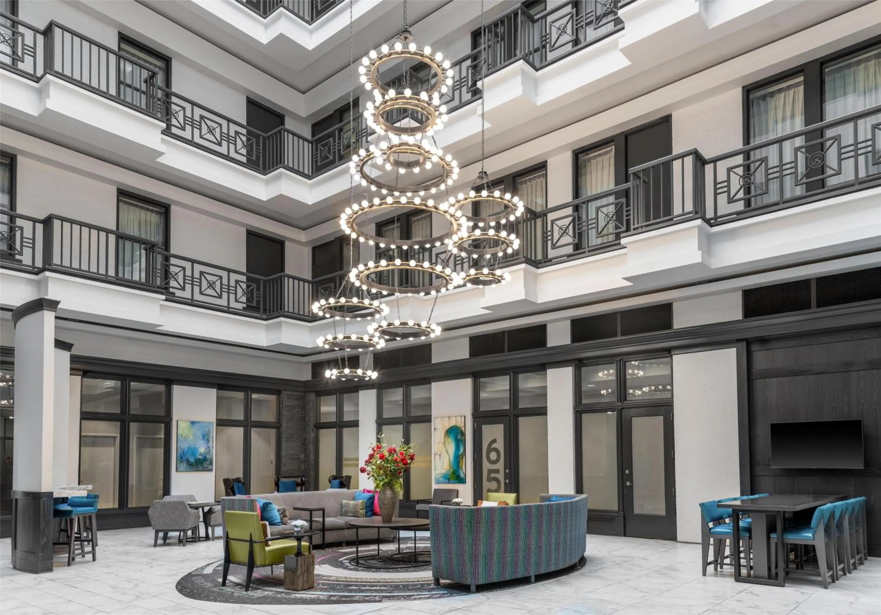Lobby or reception in Homewood Suites by Hilton Nashville Downtown