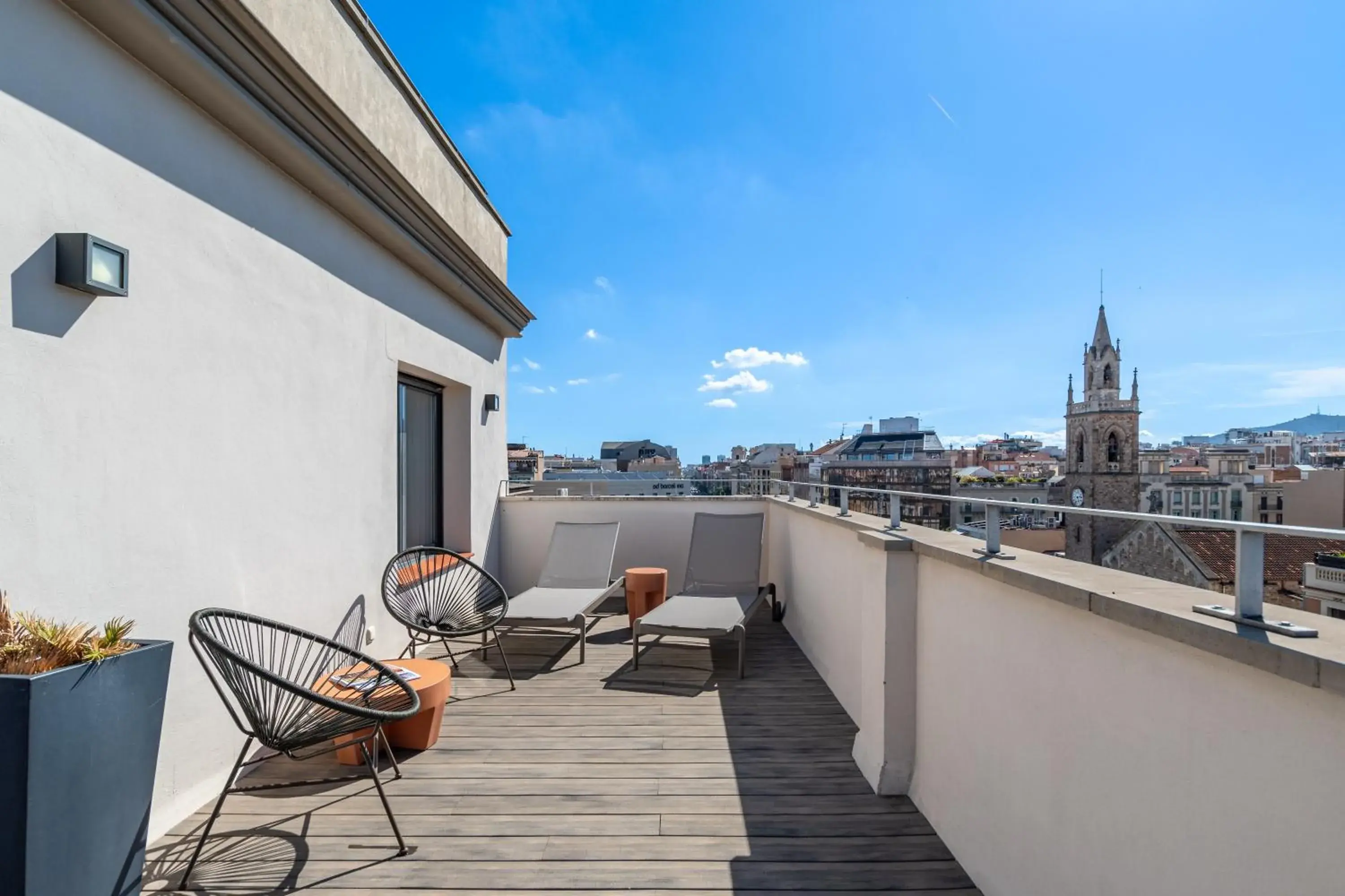 Balcony/Terrace in The Corner Apartments by Aspasios Balcony/Terrace in The Corner Apartments by Aspasios