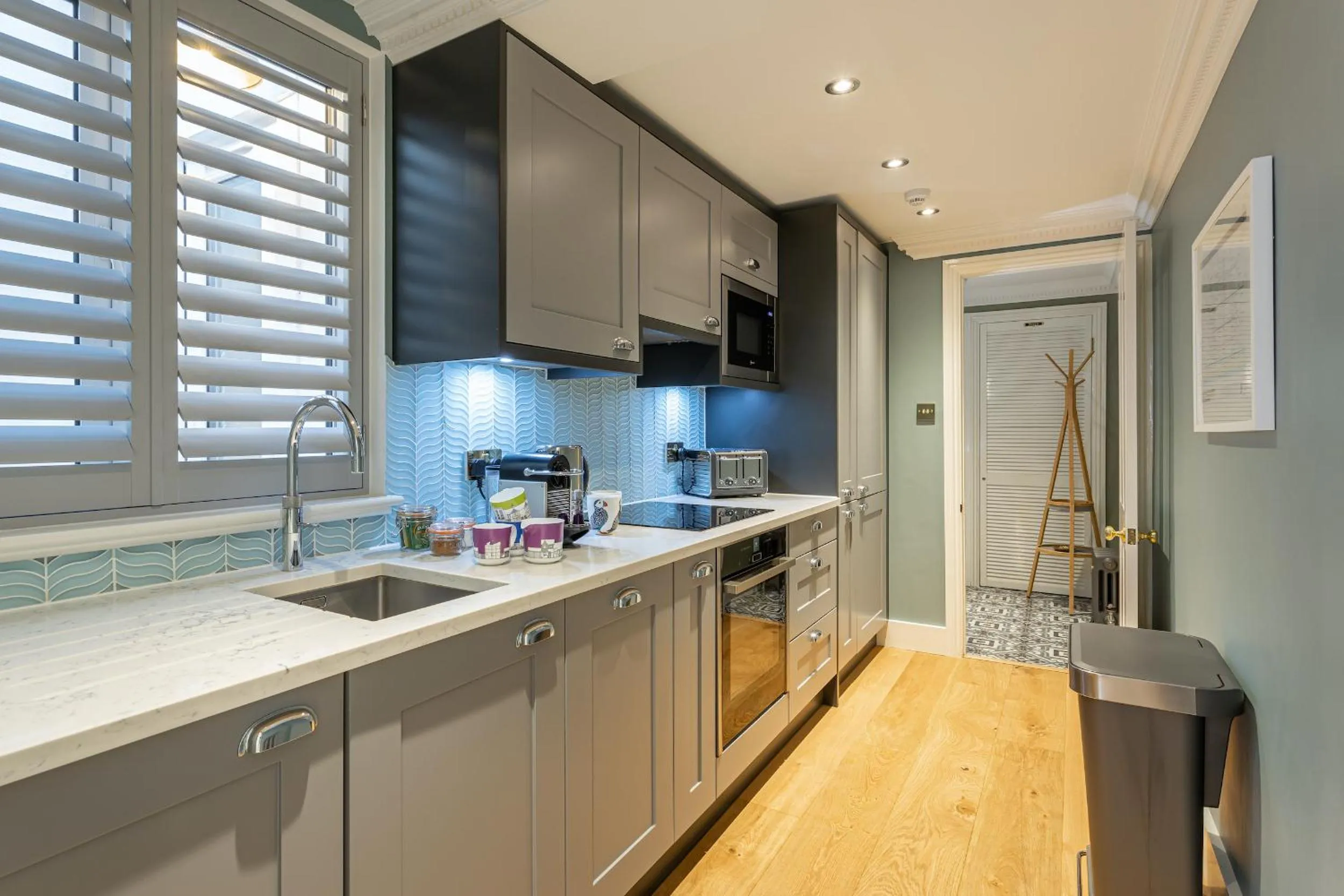 Kitchen or kitchenette in Beaches Brighton - Luxury Seafront Accommodation