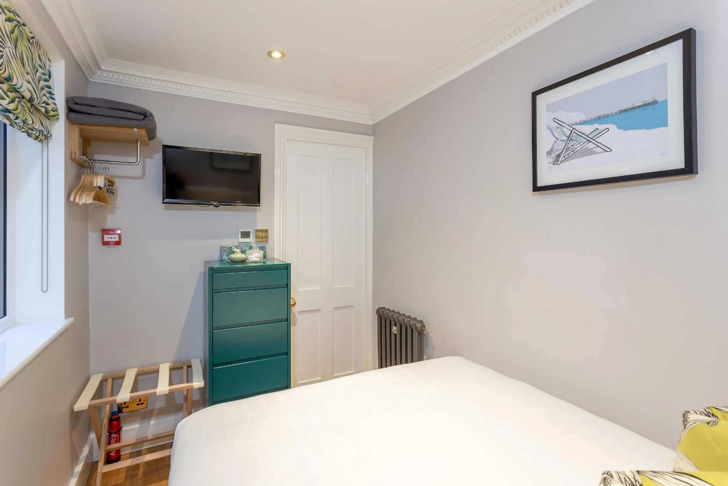 Bedroom, Bed in Beaches Brighton - Luxury Seafront Accommodation