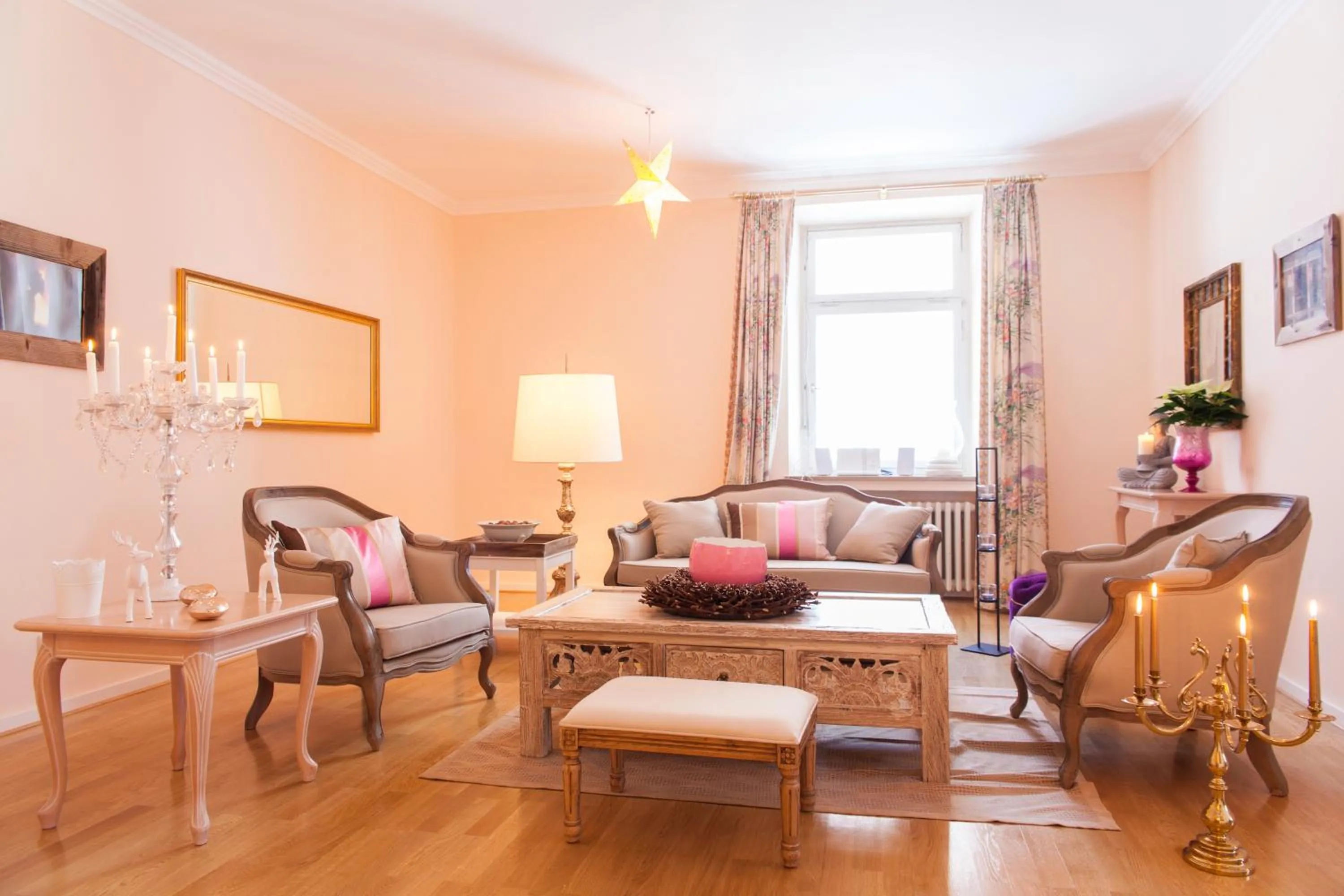 Communal lounge/ TV room in Villa Adolphine