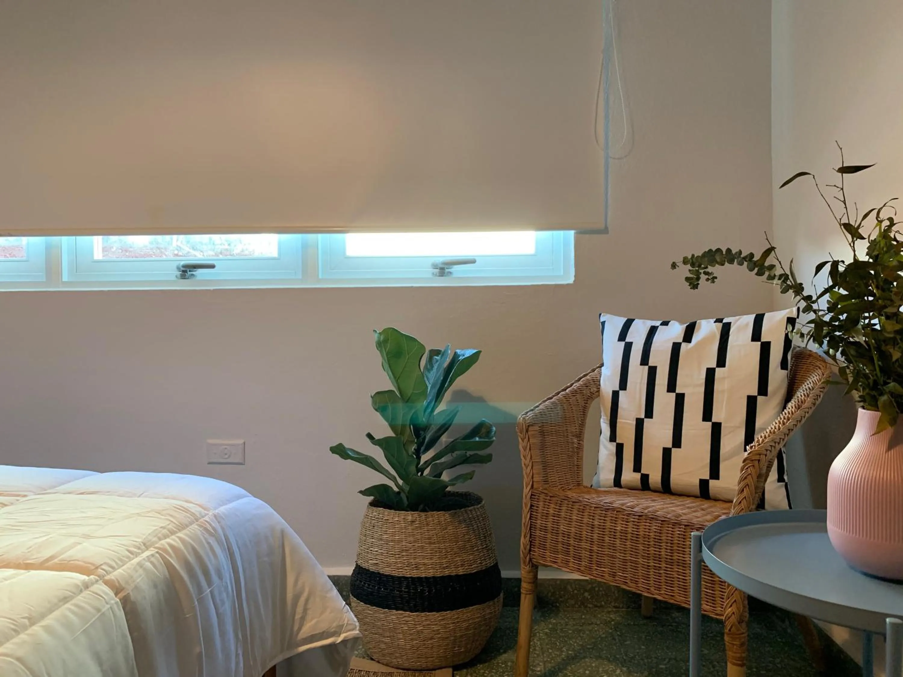 Decorative detail in Santurcia Hostel