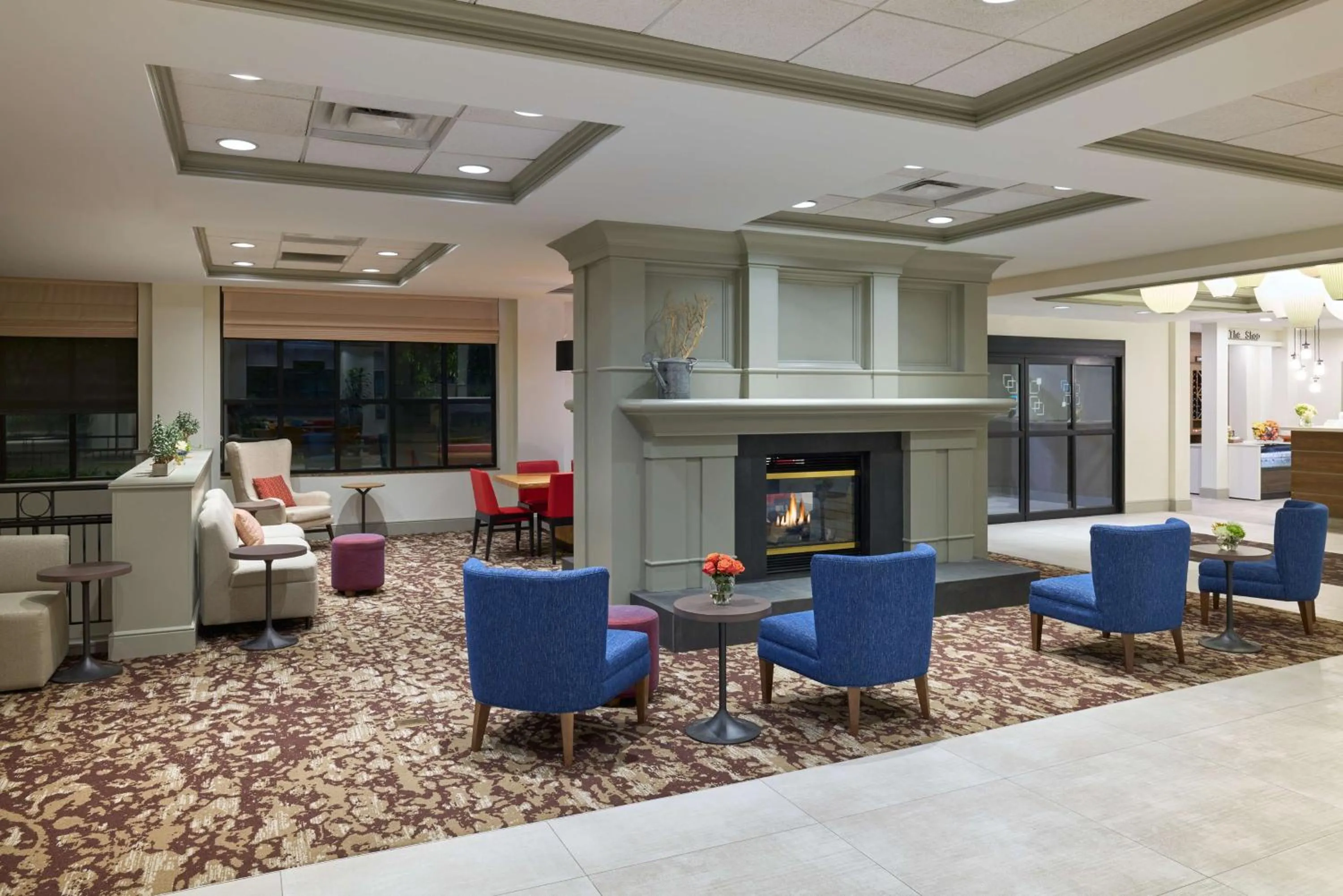 Lobby or reception in Hilton Garden Inn Bloomington