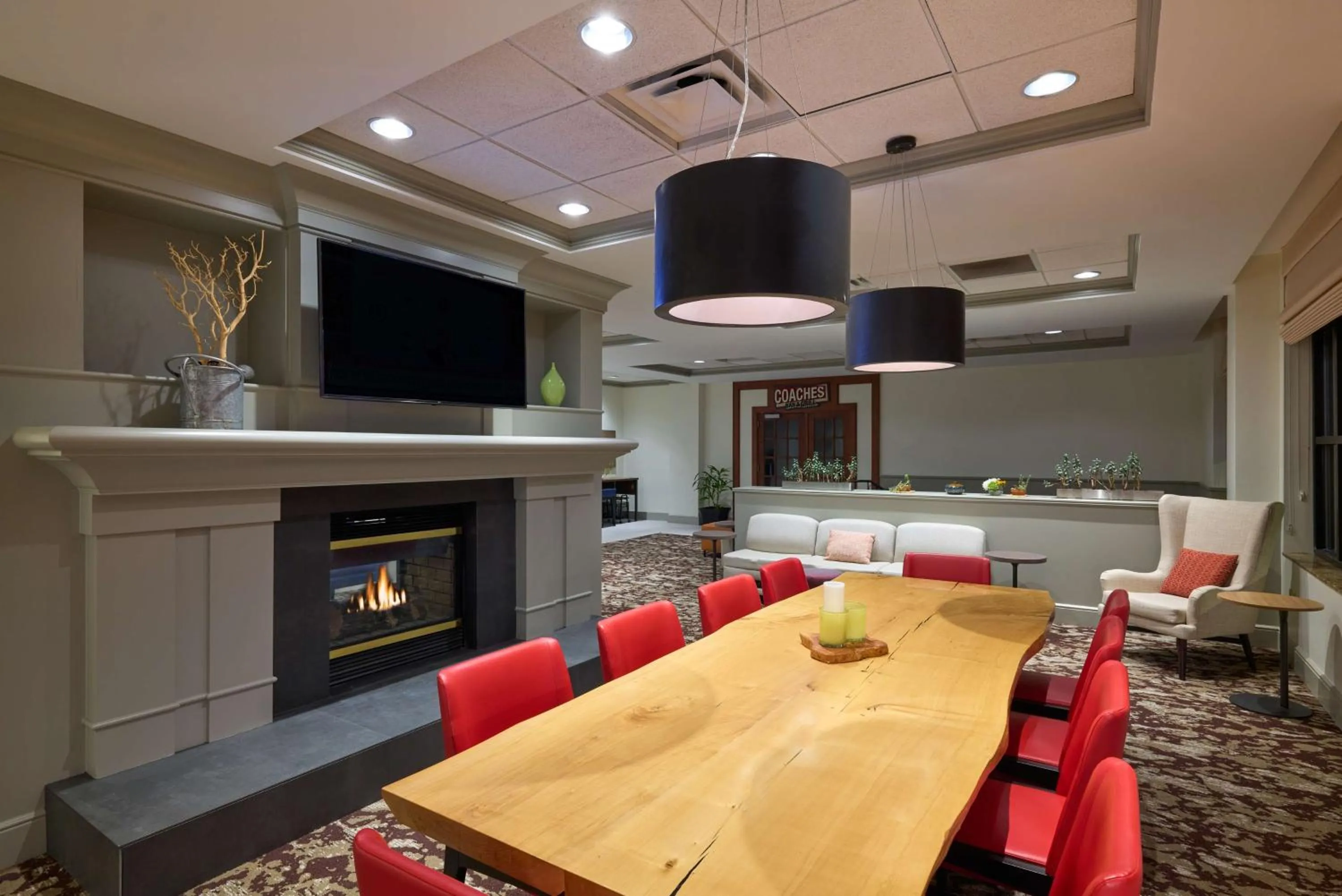 Lobby or reception in Hilton Garden Inn Bloomington