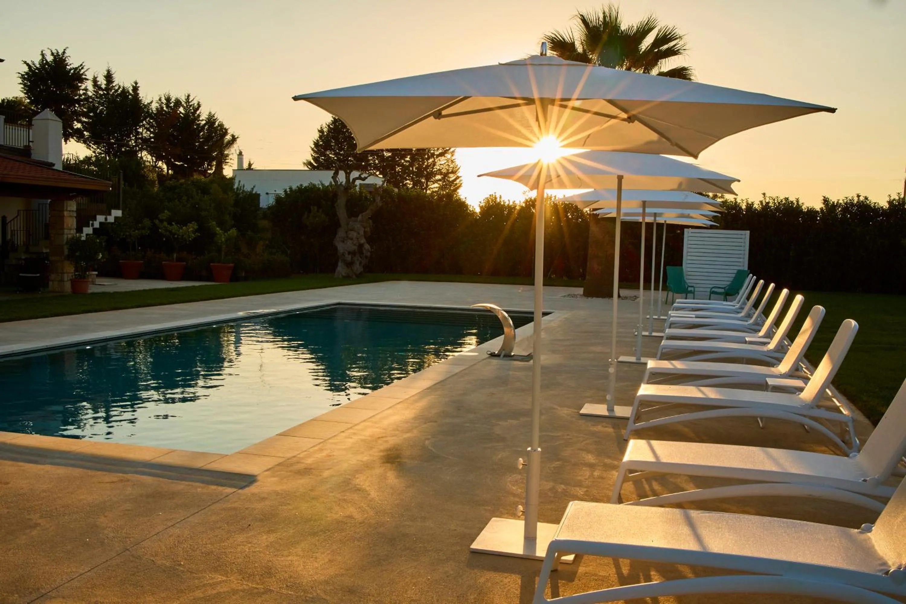 Swimming pool in B&B Le Bianche