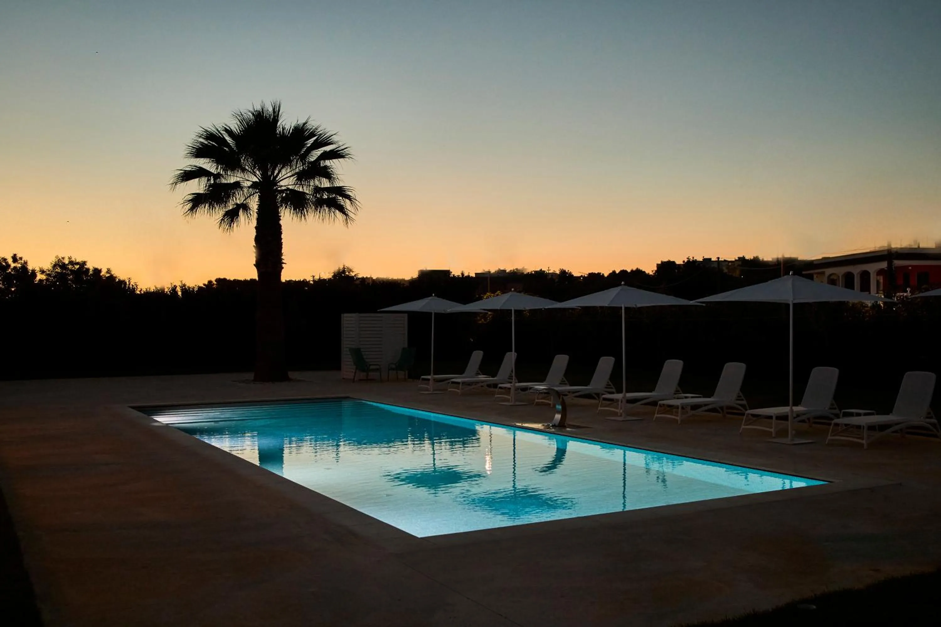 Swimming pool in B&B Le Bianche