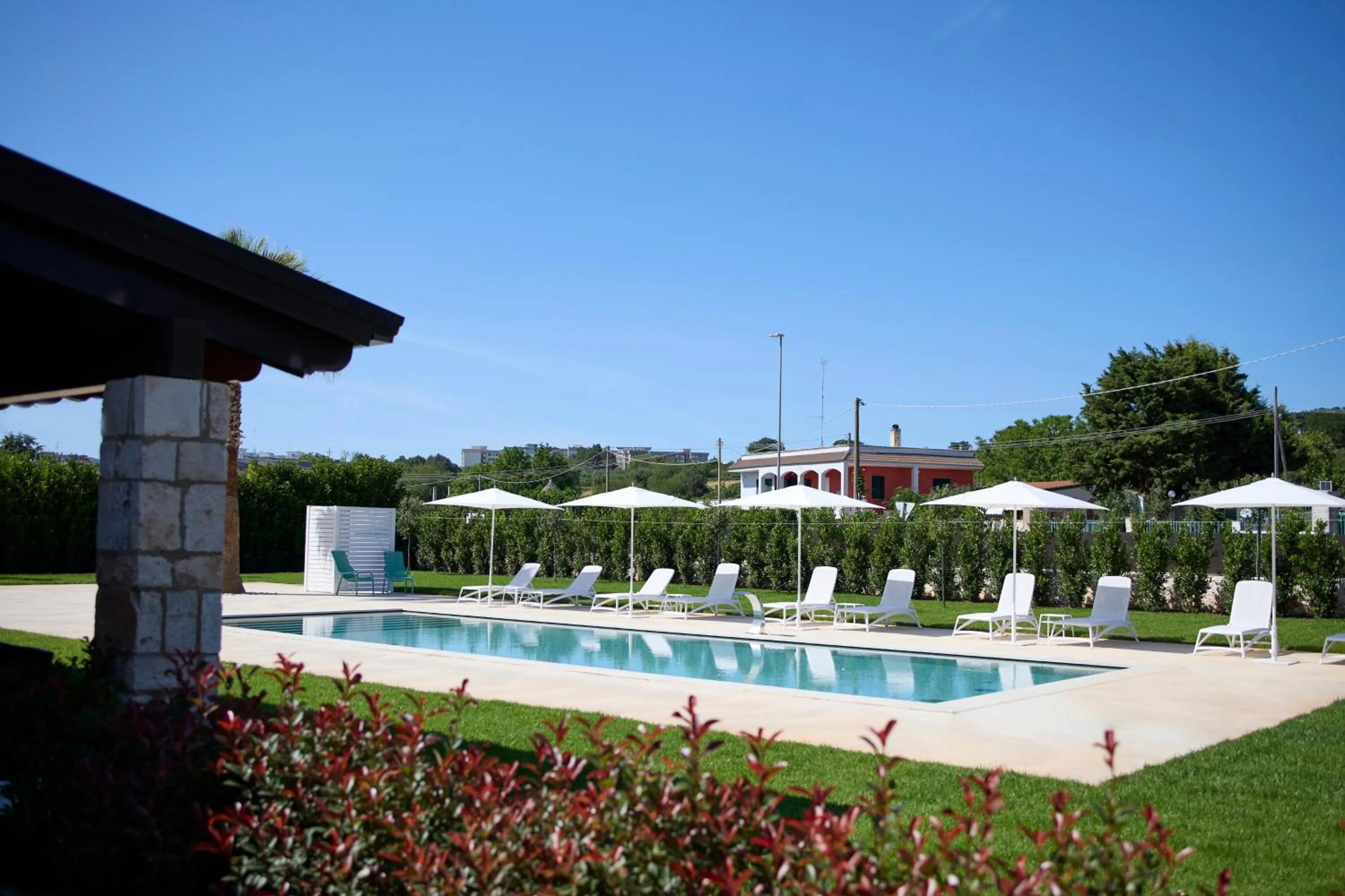 Swimming pool in B&B Le Bianche