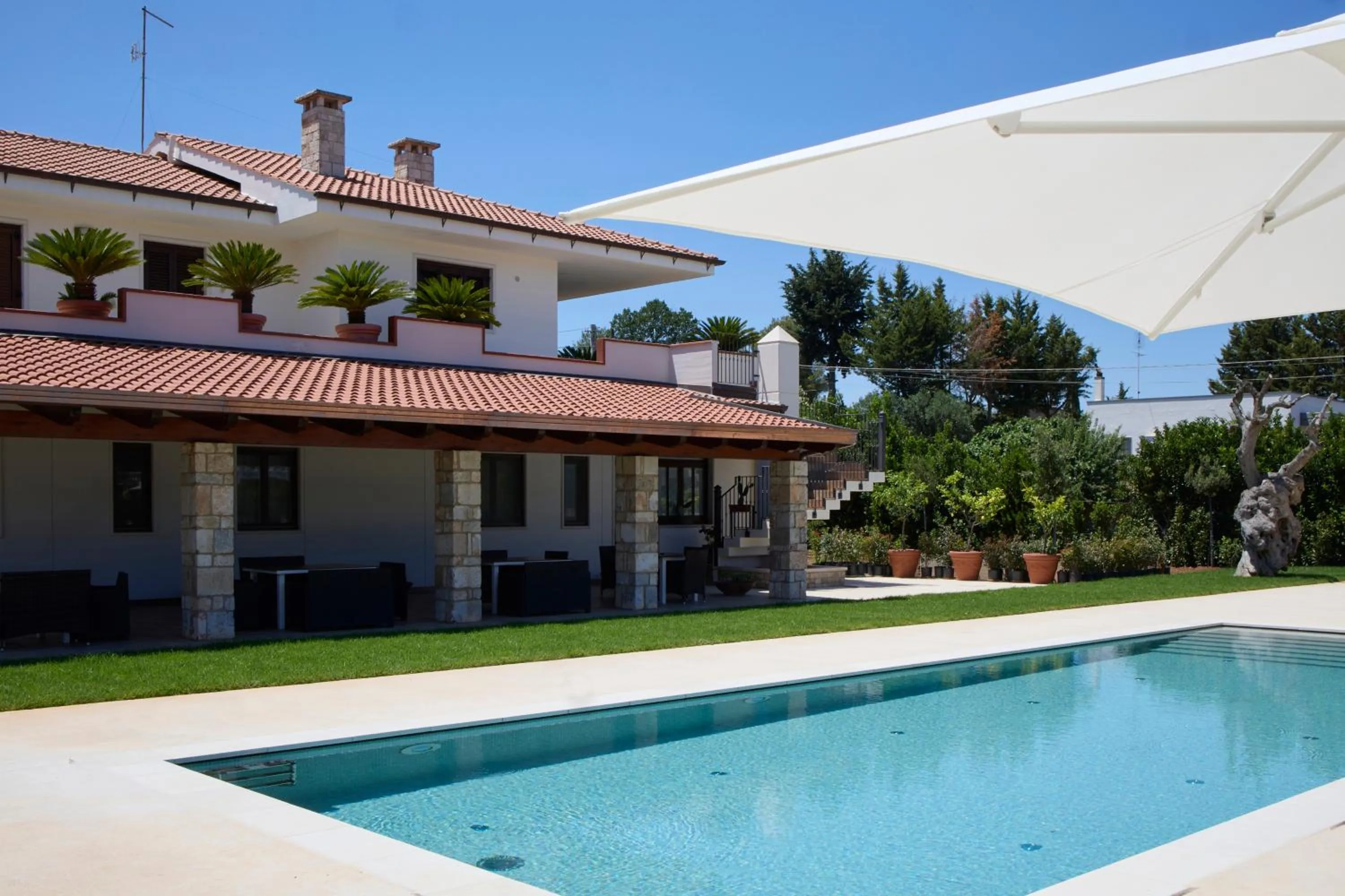 Swimming pool in B&B Le Bianche