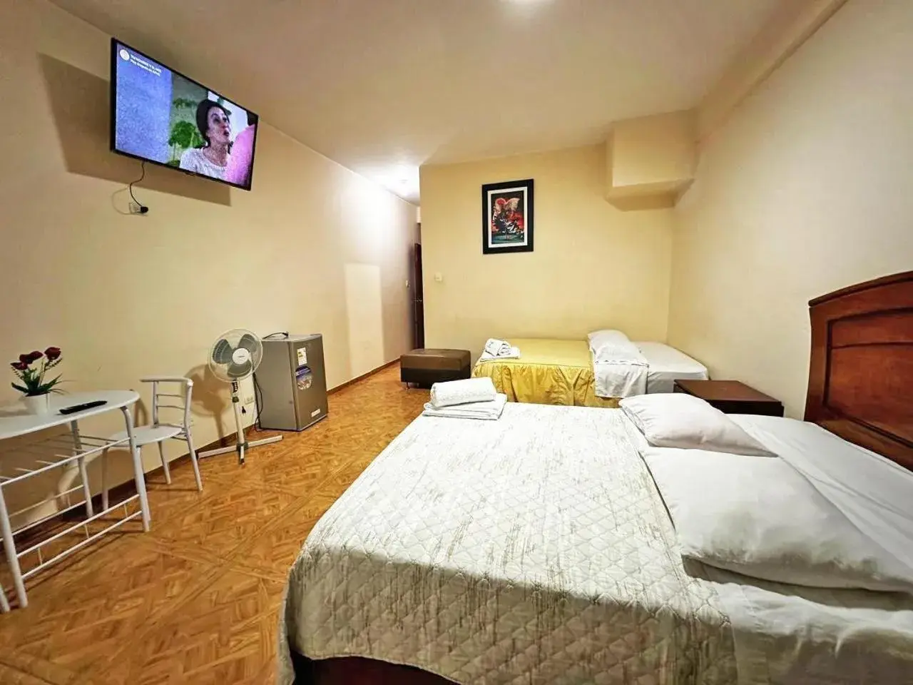 Double Room with Two Double Beds in hotel el parral suite Double Room with Two Double Beds in hotel el parral suite