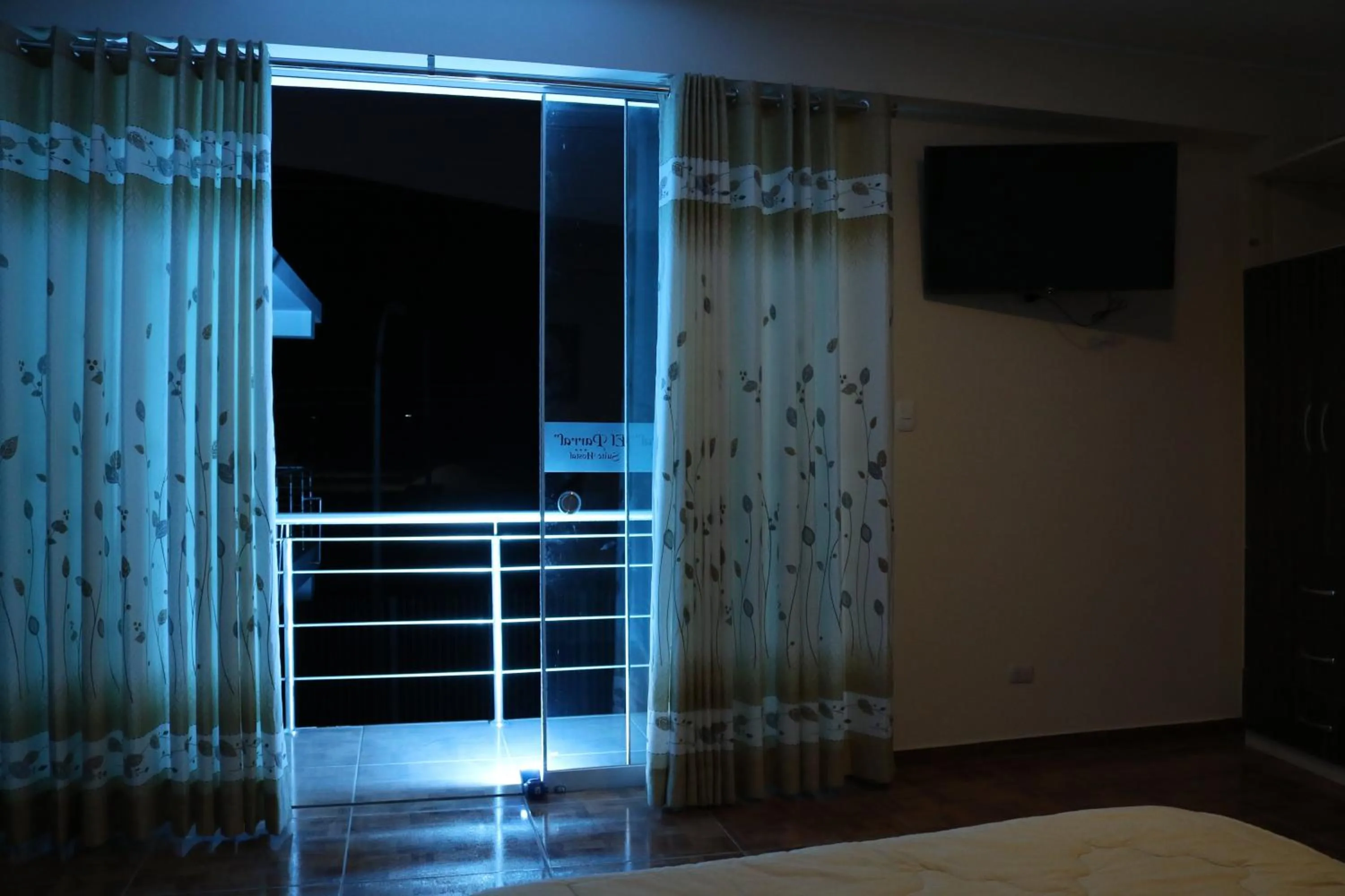 Bed in hotel el parral suite