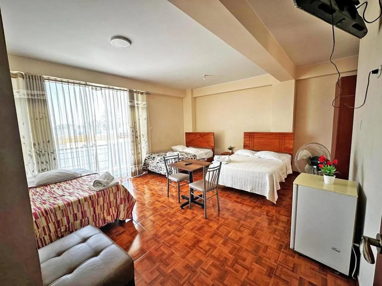 Bedroom, Bed in hotel el parral suite