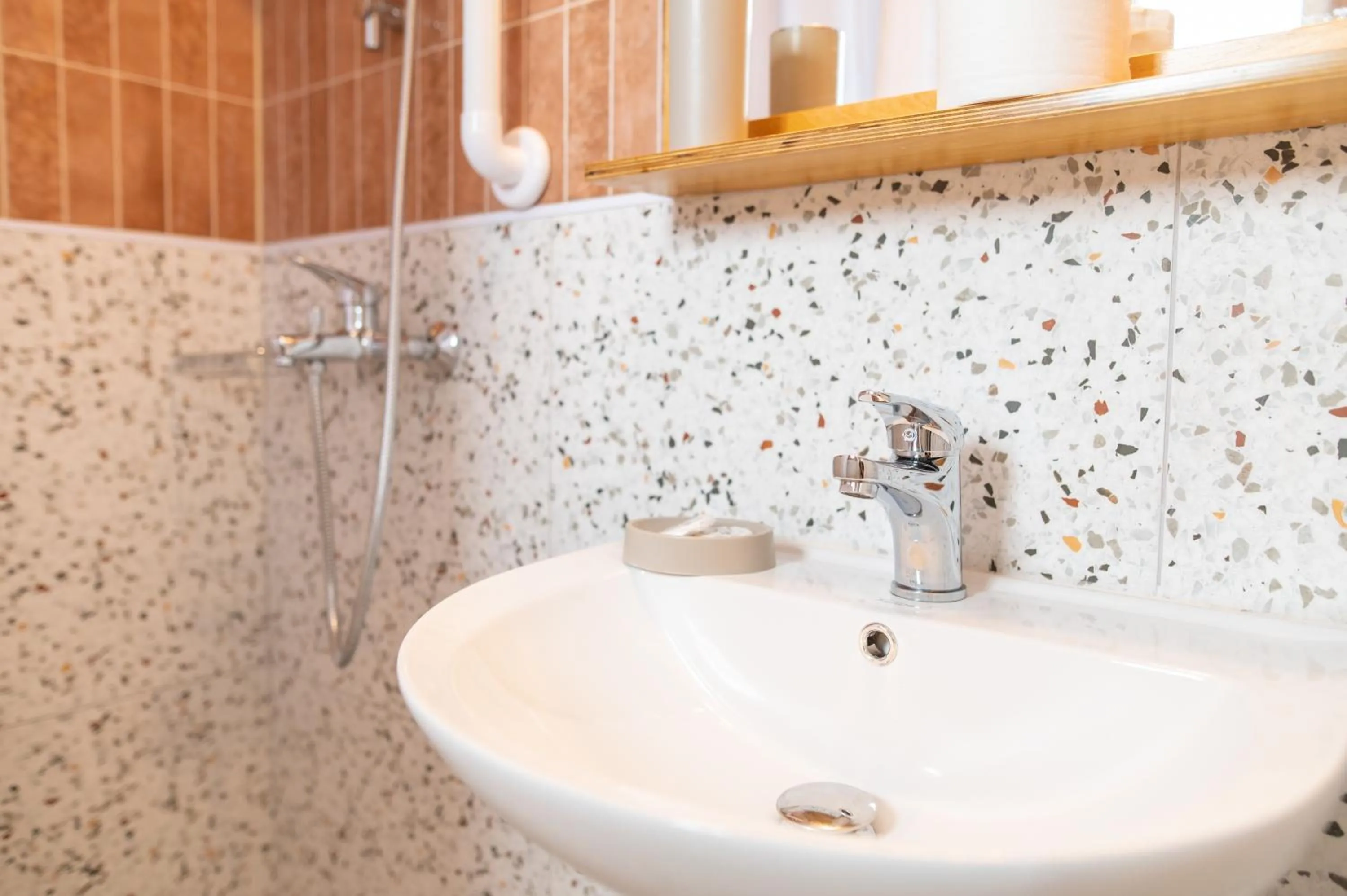 Shower in Achilleas Hotel Apartments