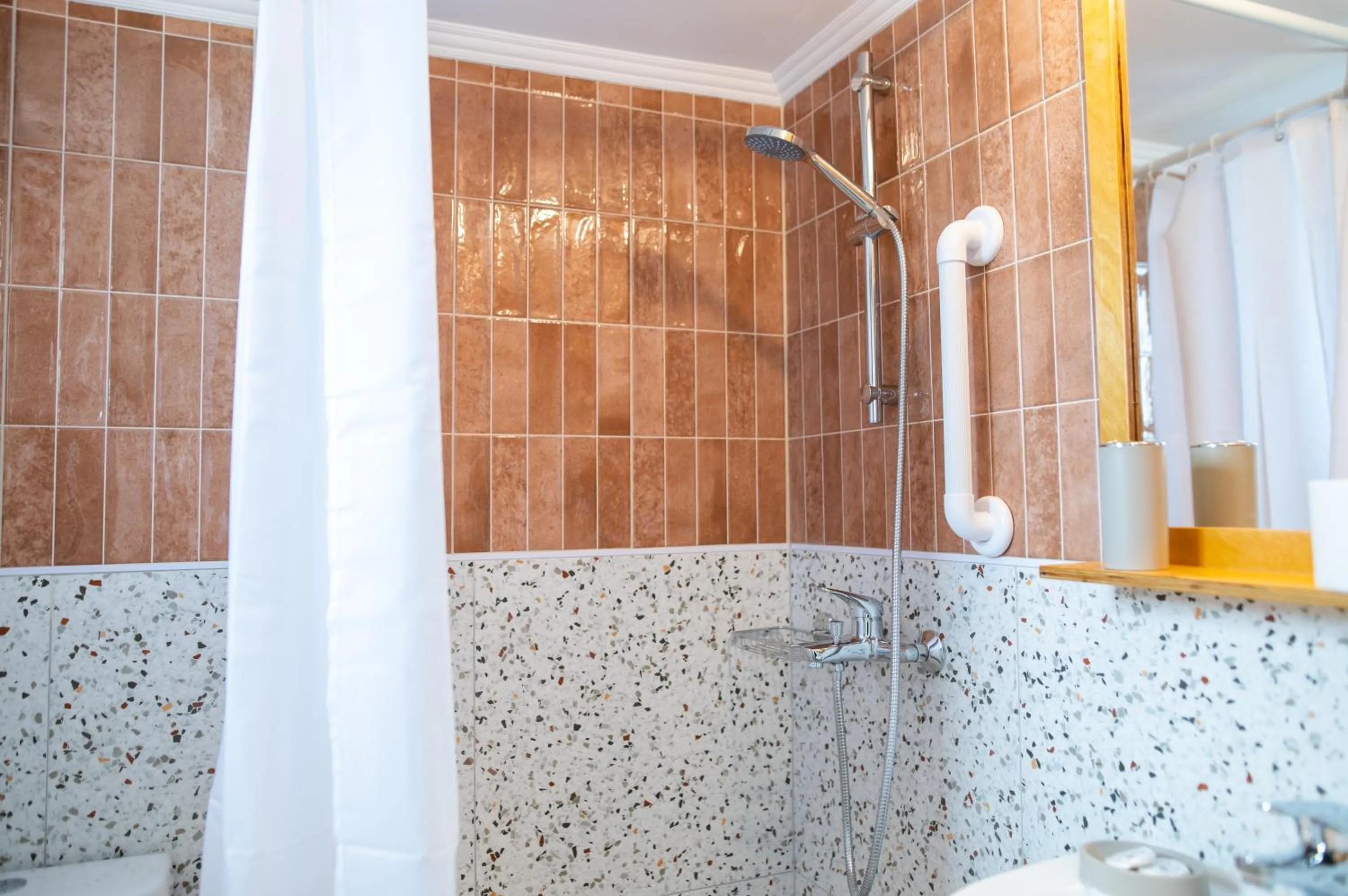 Shower in Achilleas Hotel Apartments