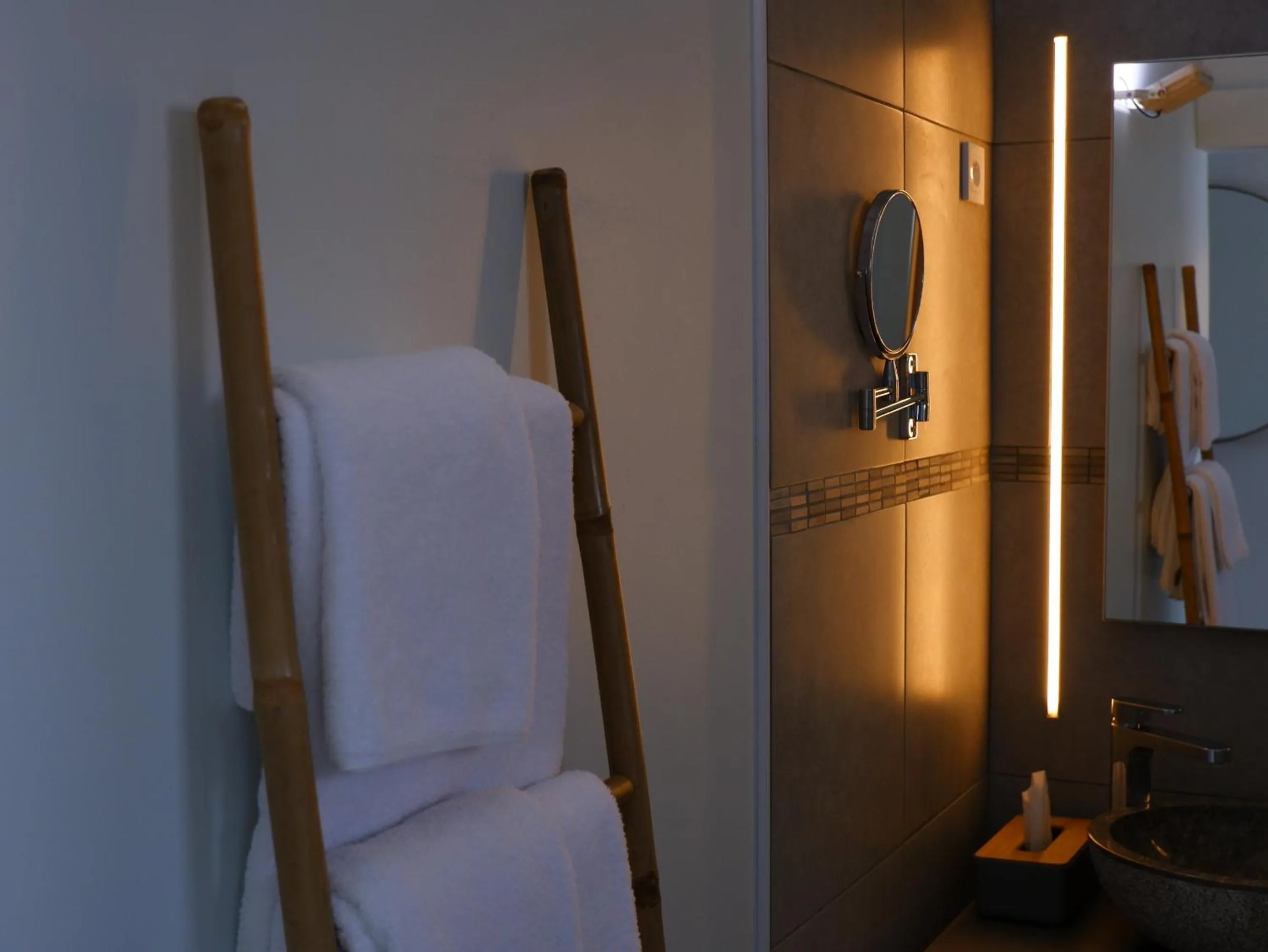 Bathroom, Bed in THE BAHI VILLA - Adults Only B&B