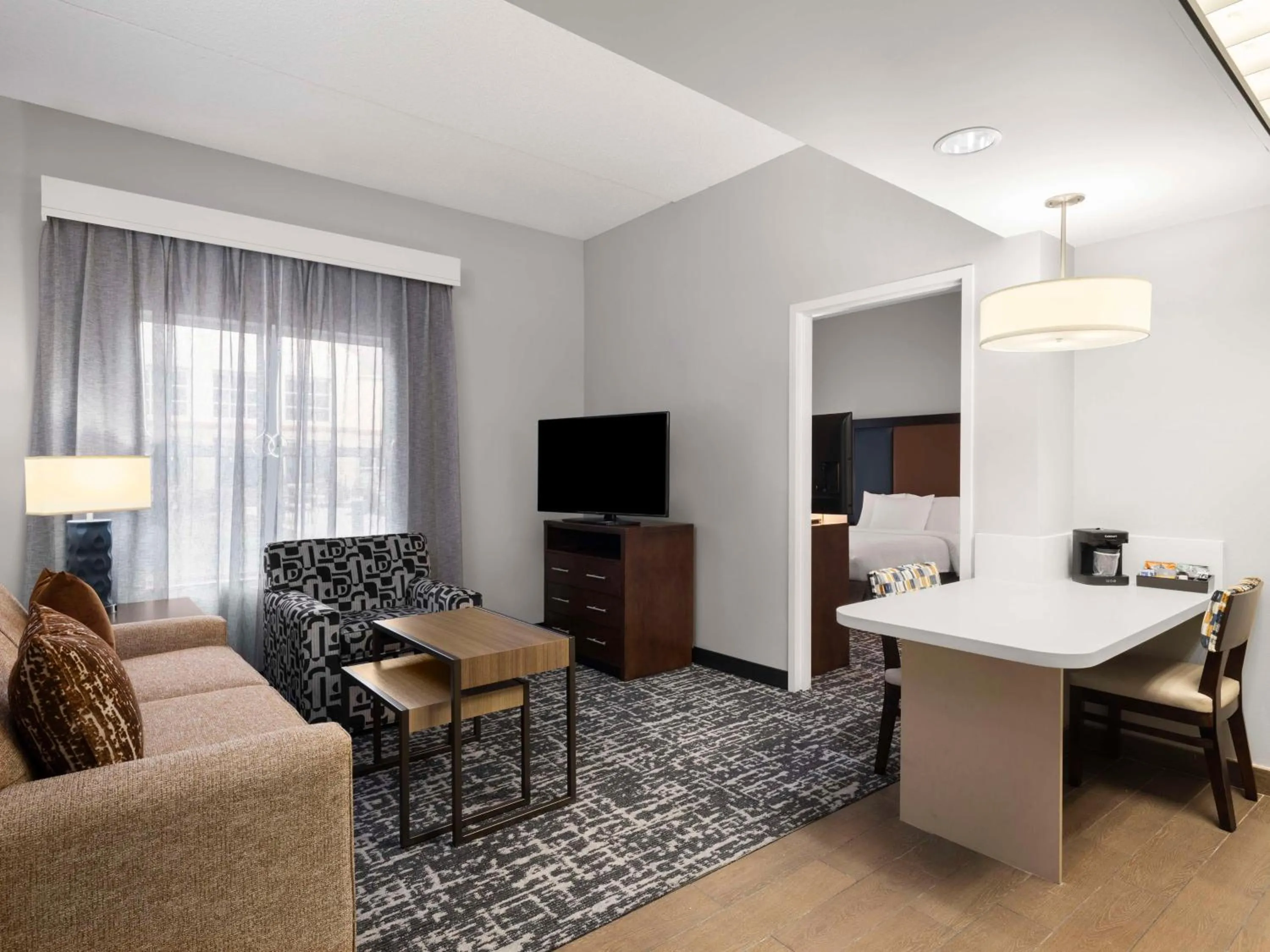 Living room in Homewood Suites Columbus - Airport