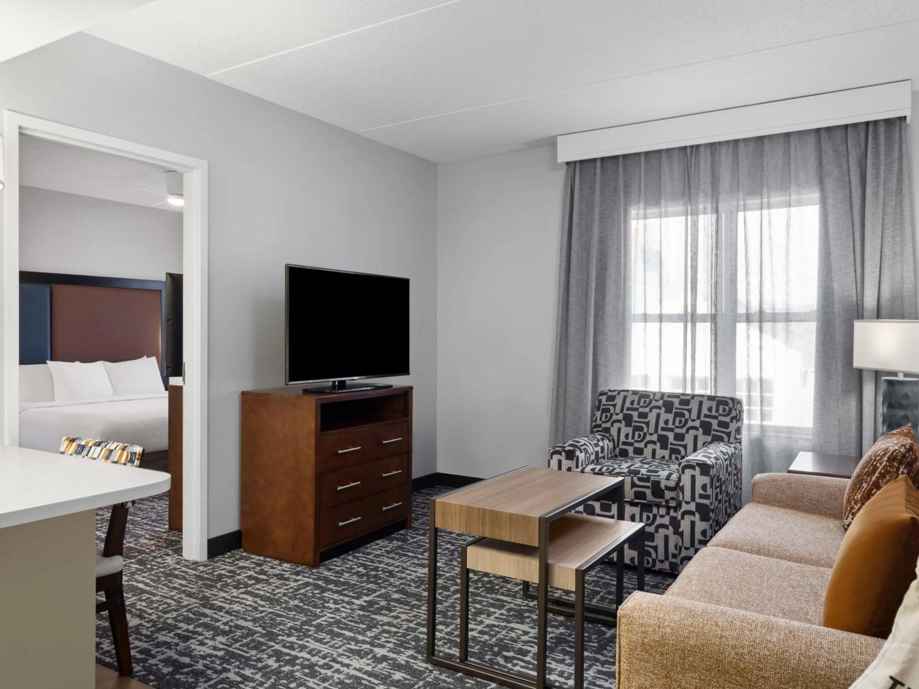 Living room in Homewood Suites Columbus - Airport