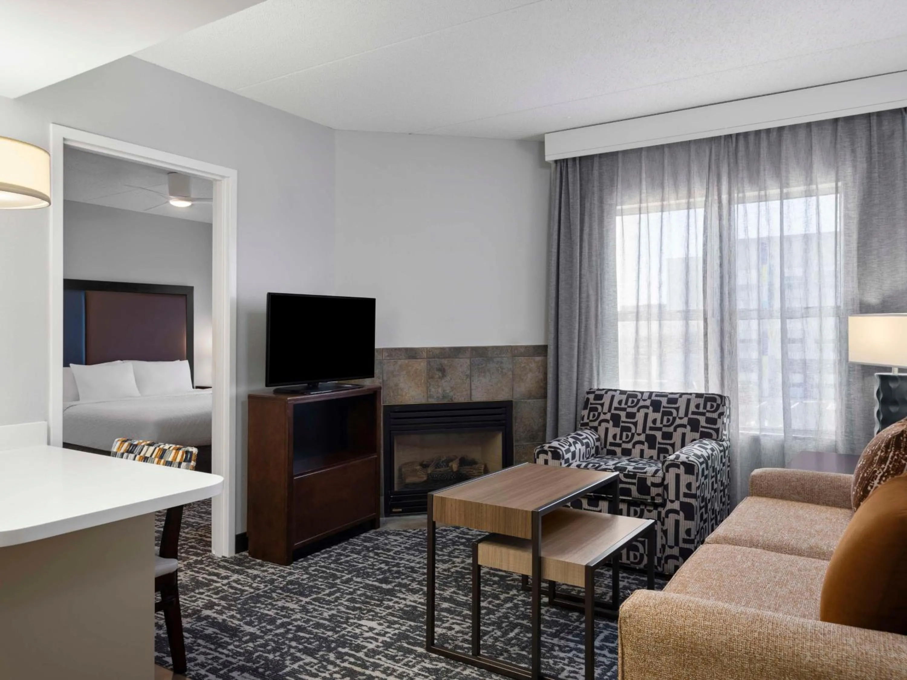 Living room in Homewood Suites Columbus - Airport