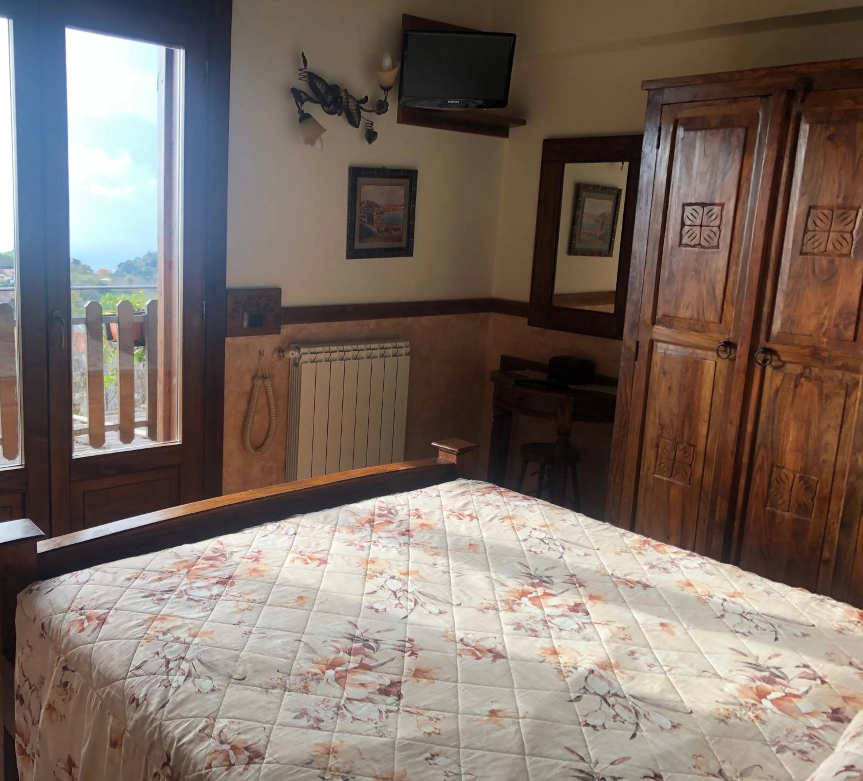 Bed in Agriturismo La Baita