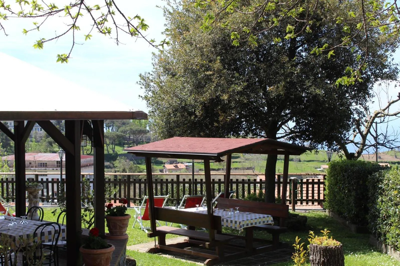 Garden in Agriturismo La Baita