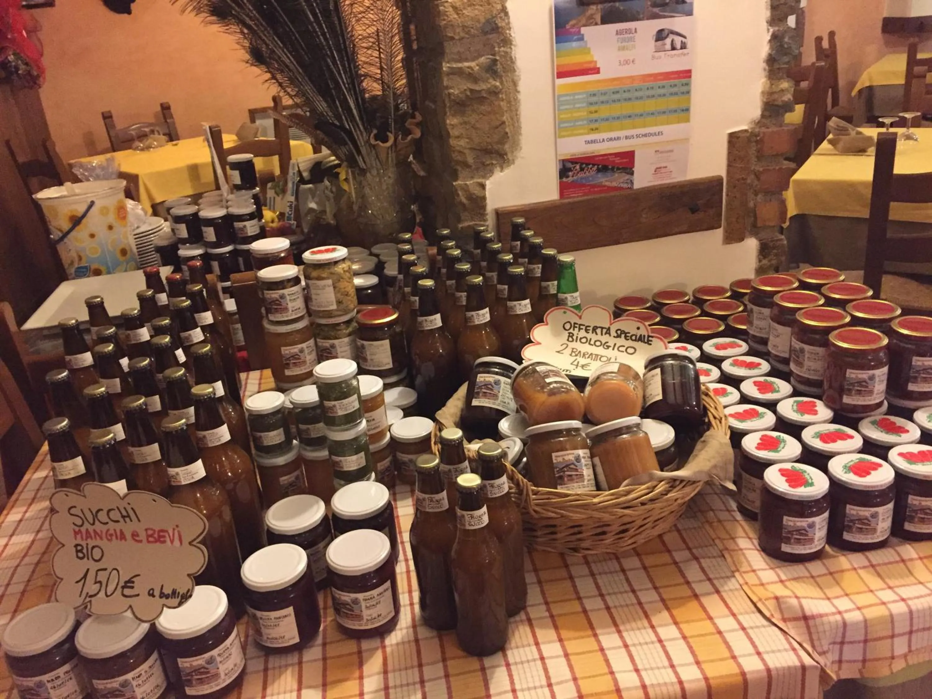 Food and drinks in Agriturismo La Baita