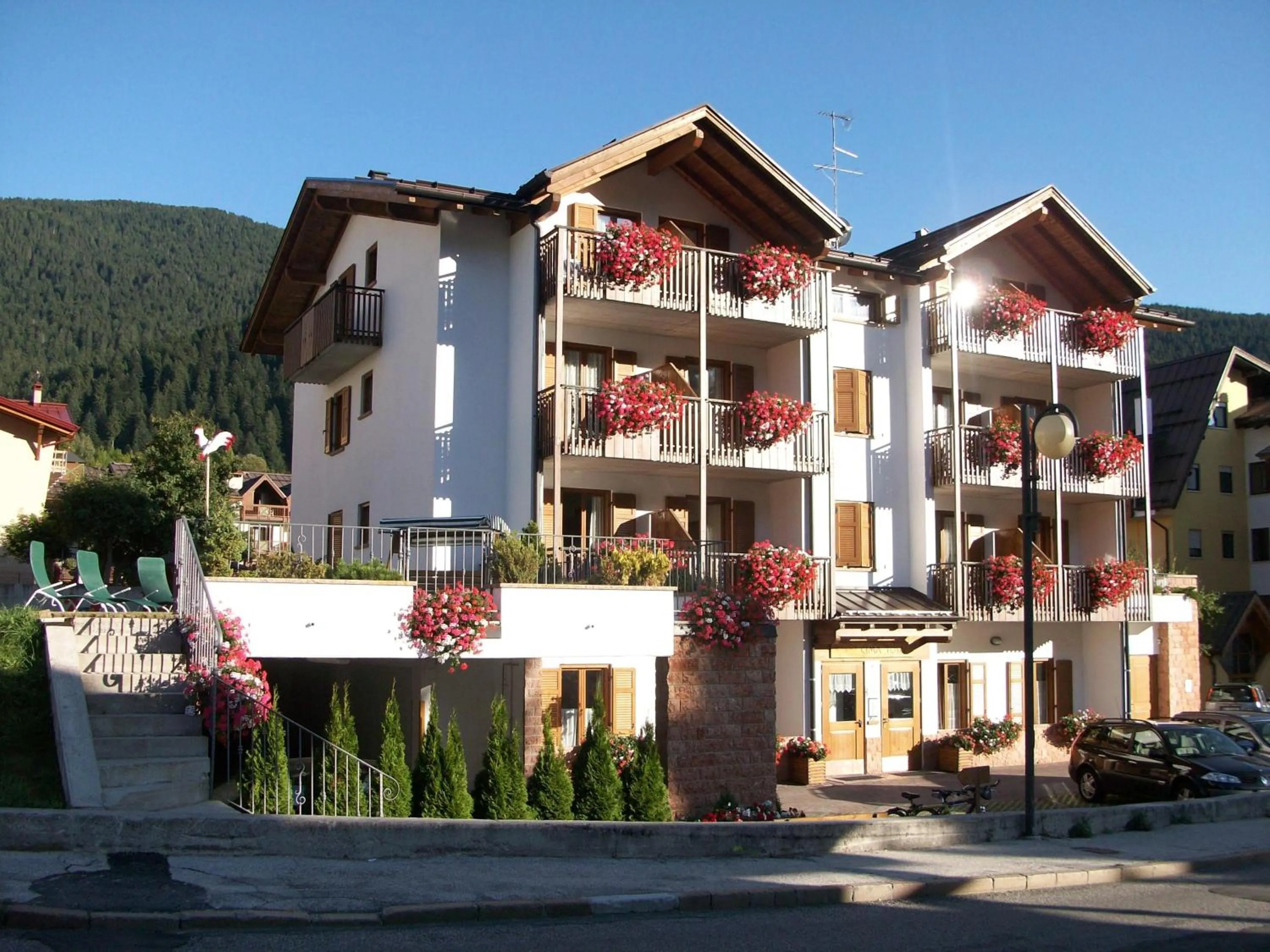 Facade/entrance in Residence Cima Tosa