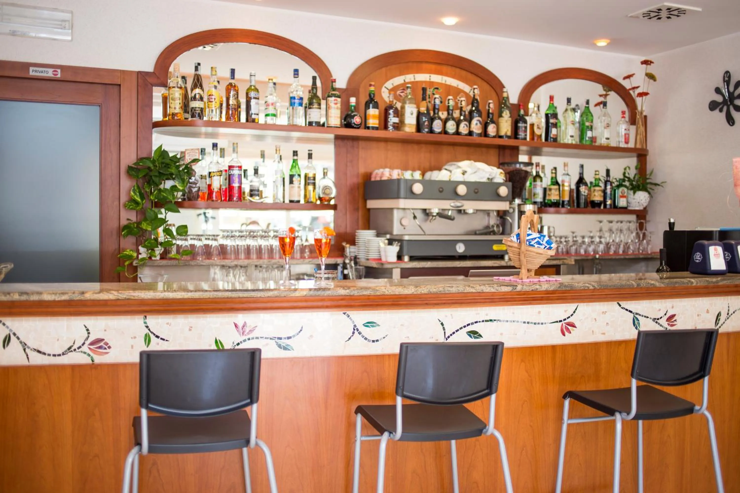 Lounge or bar in Hotel Silvia