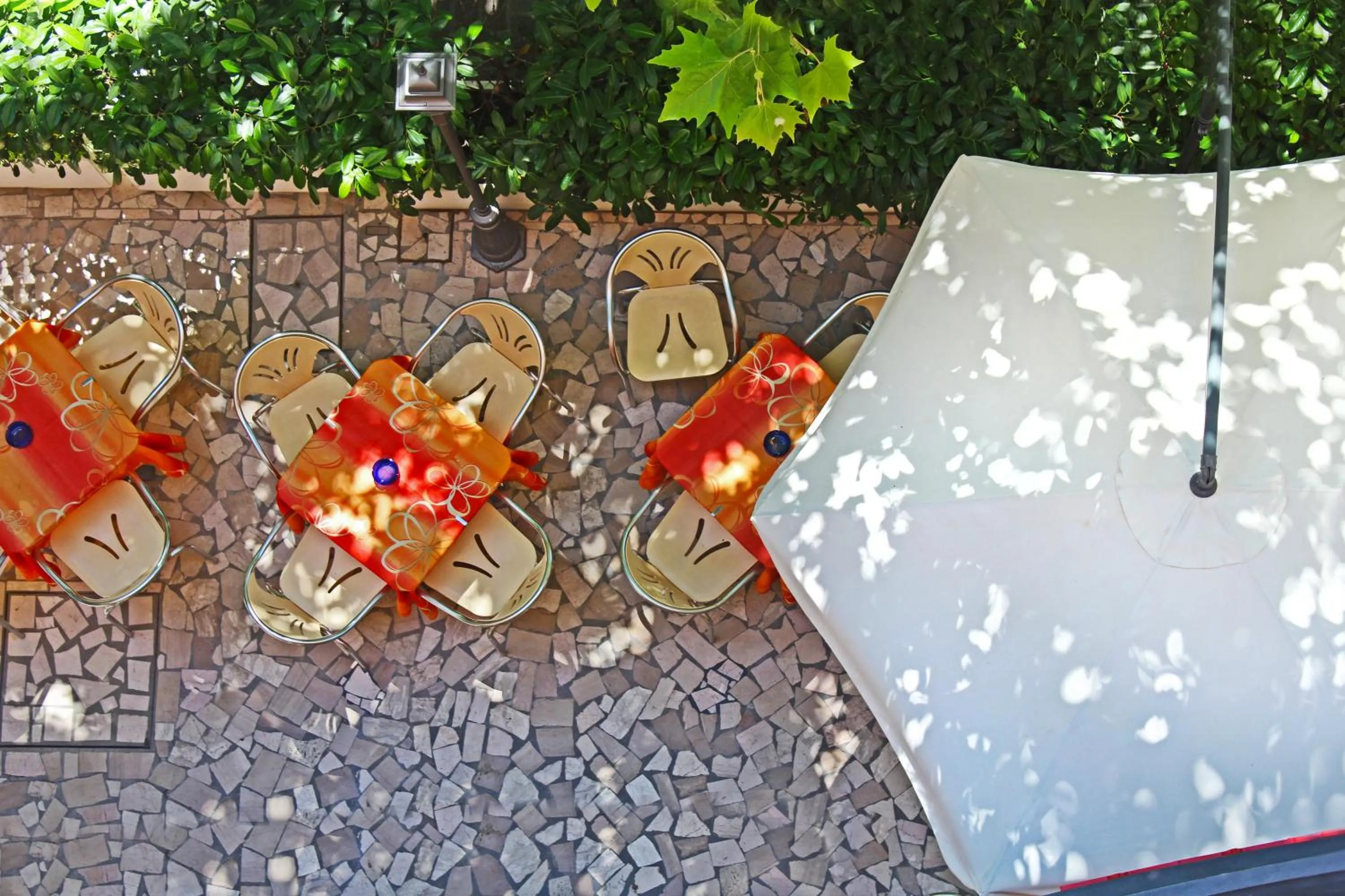 Patio in Hotel Silvia