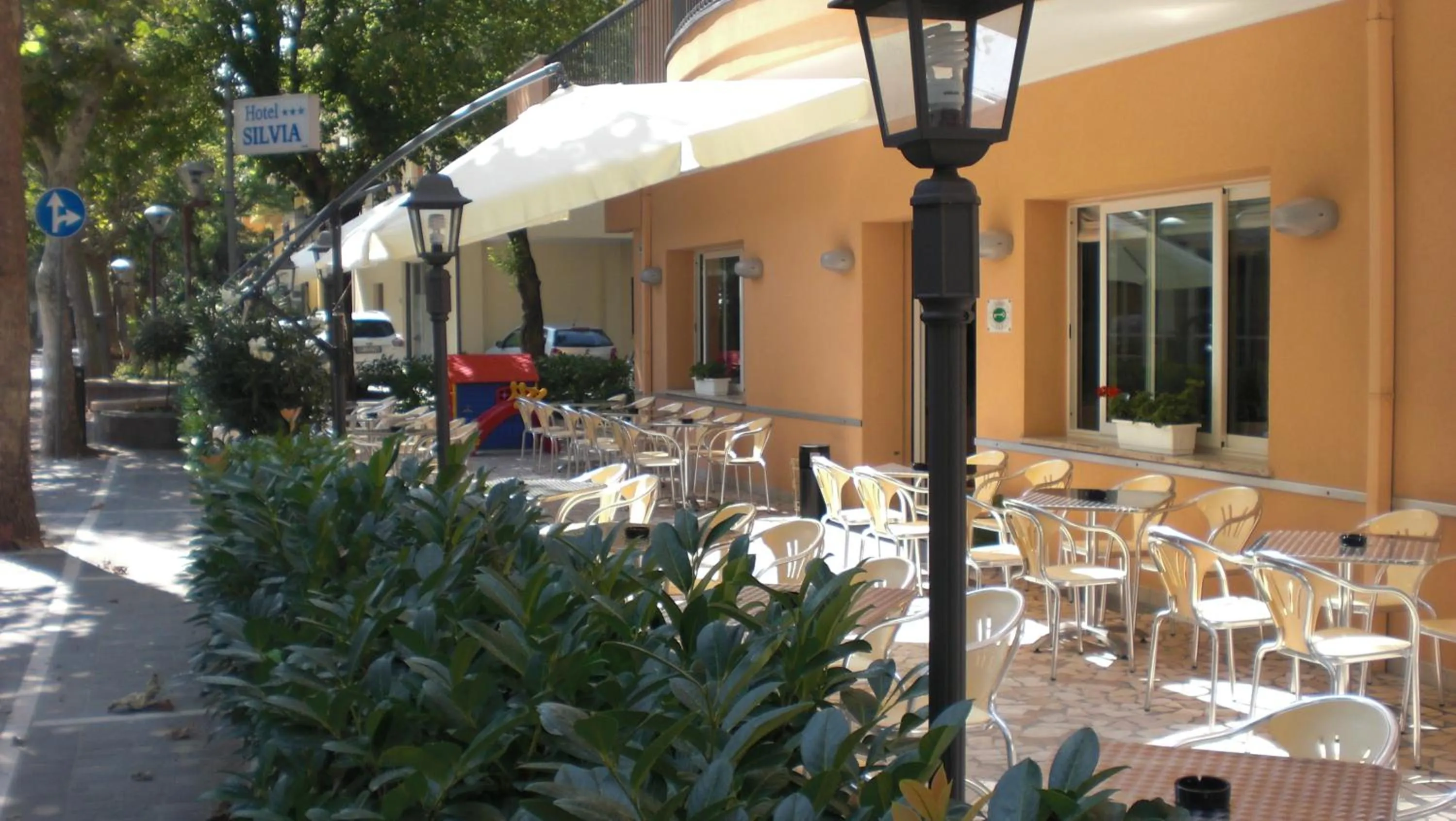 Facade/entrance in Hotel Silvia